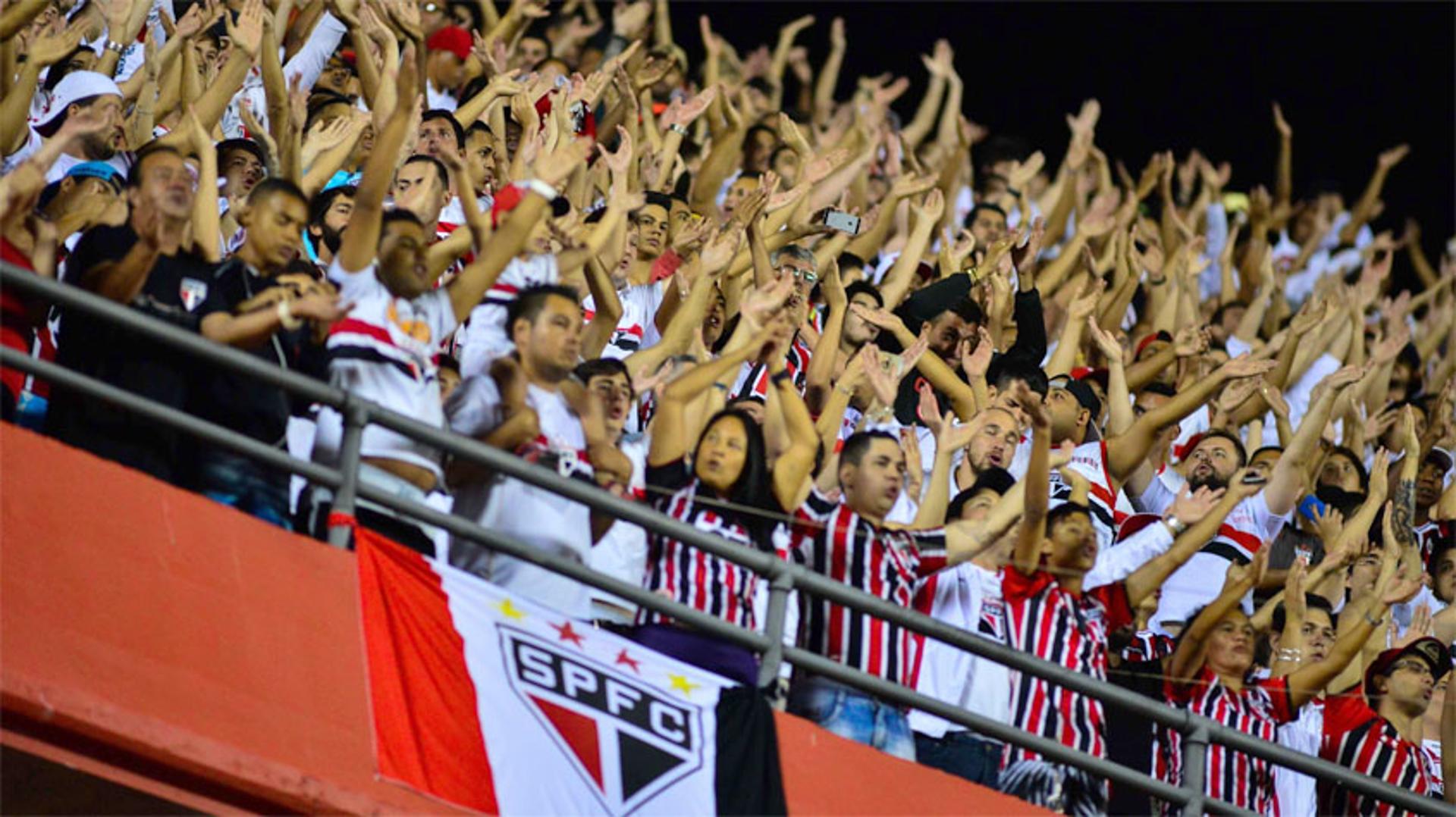 HOME - São Paulo x Trujillanos - Copa Libertadores - Torcida no Morumbi (Foto: Maurício Rummens/Fotoarena/LANCE!Press)