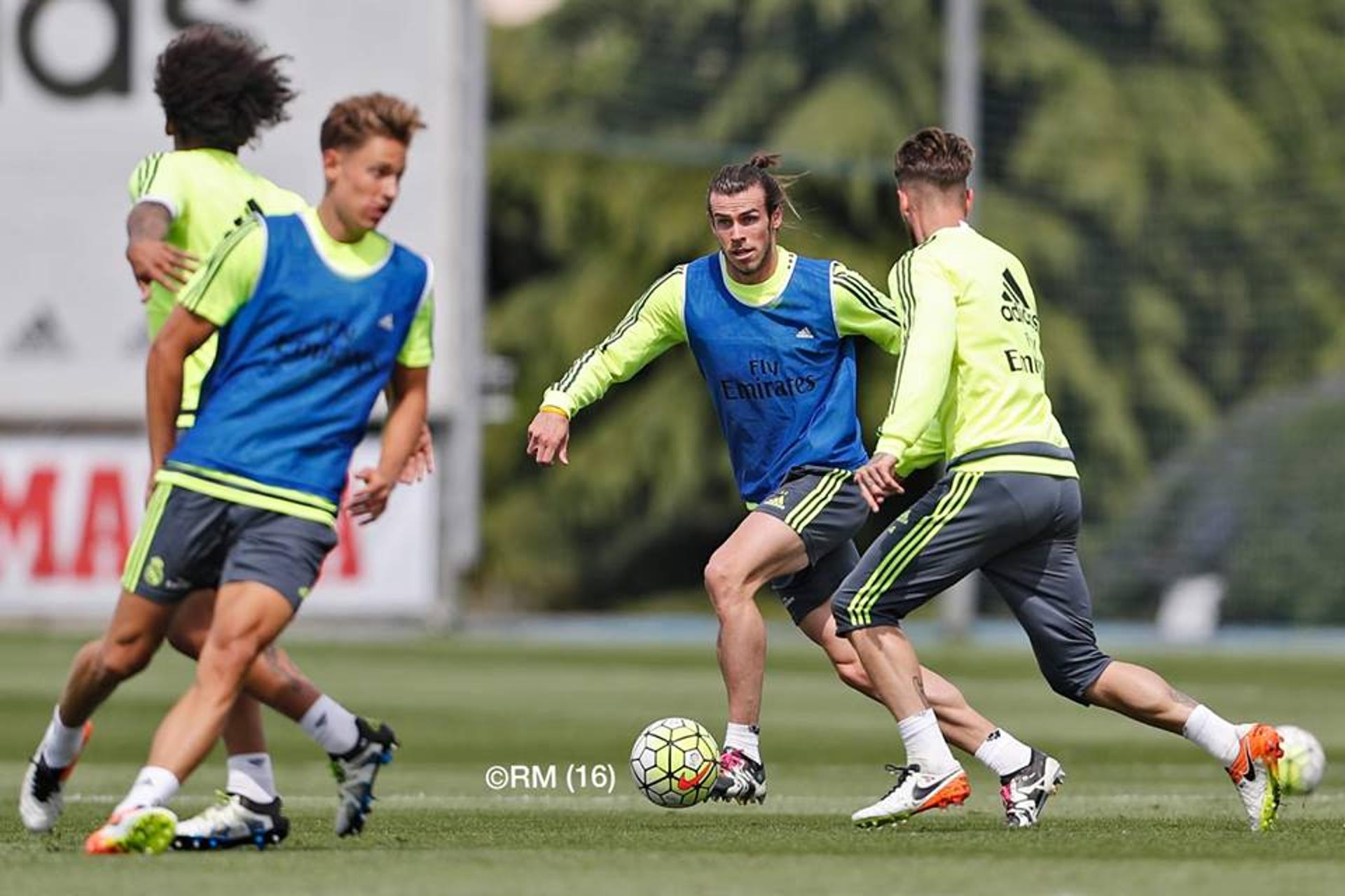 Bale - Treino do  Real Madrid
