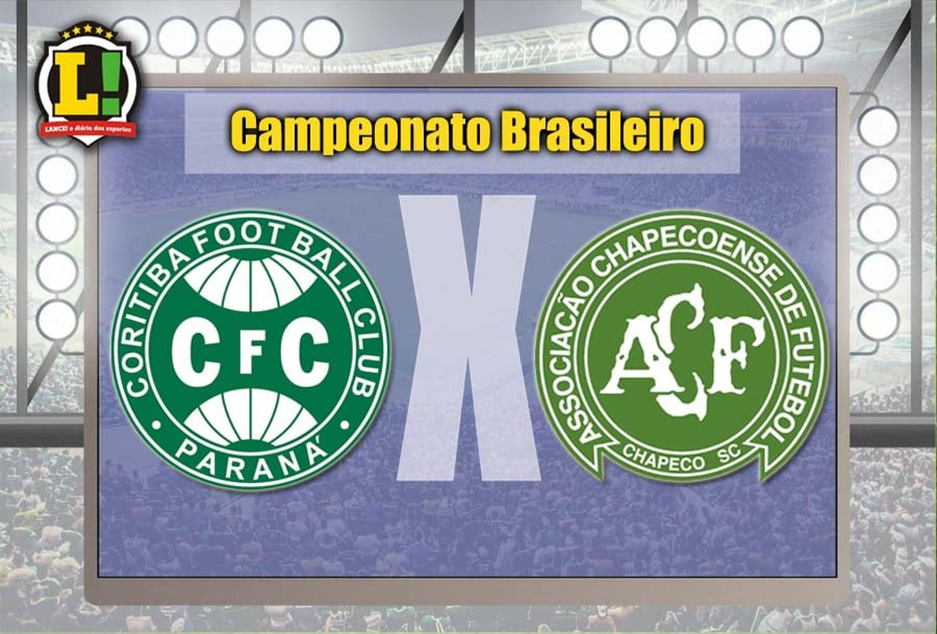 Apresentação Coritiba x Chapecoense Campeonato Brasileiro