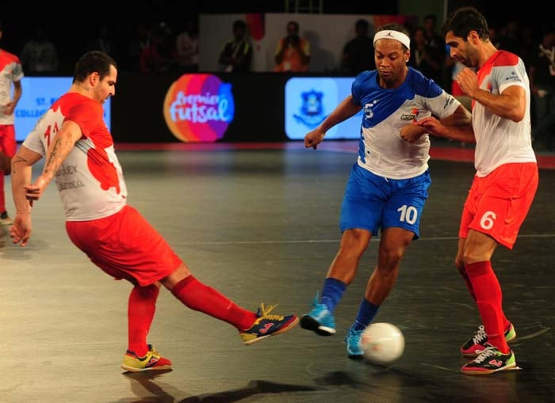 Ronaldinho Gaúcho - Liga de Futsal da Índia