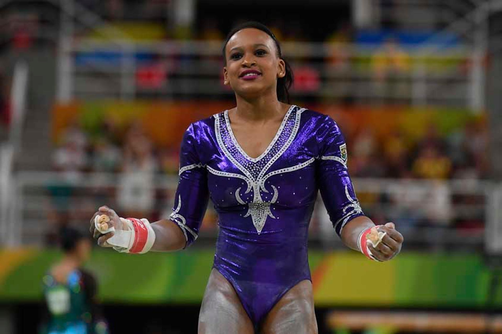 Rebeca Andrade está em uma final olímpica