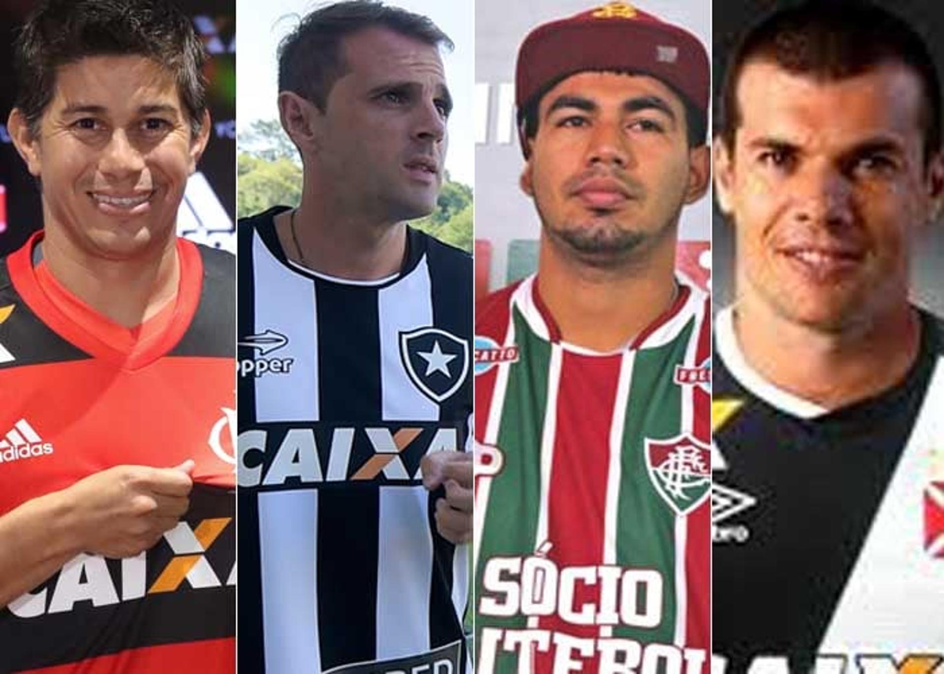 Conca, Montillo, Sornoza e Wagner são caras novas para os clubes cariocas neste ano