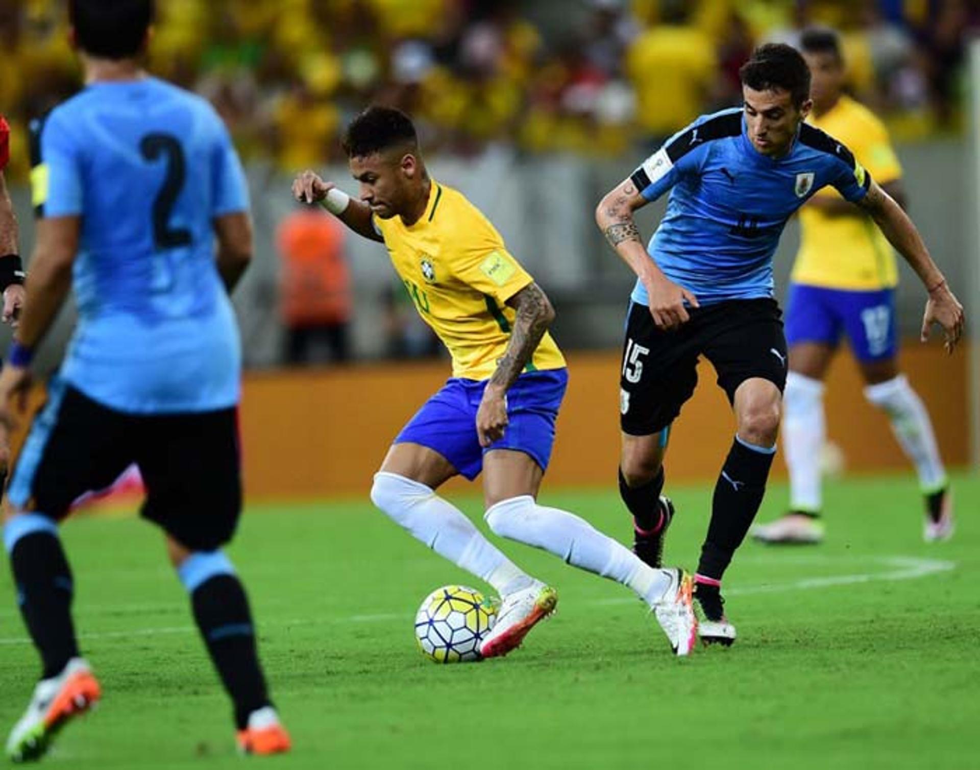 Brasil 2 x 2 Uruguai (5ª rodada das Eliminatórias - 03/16)