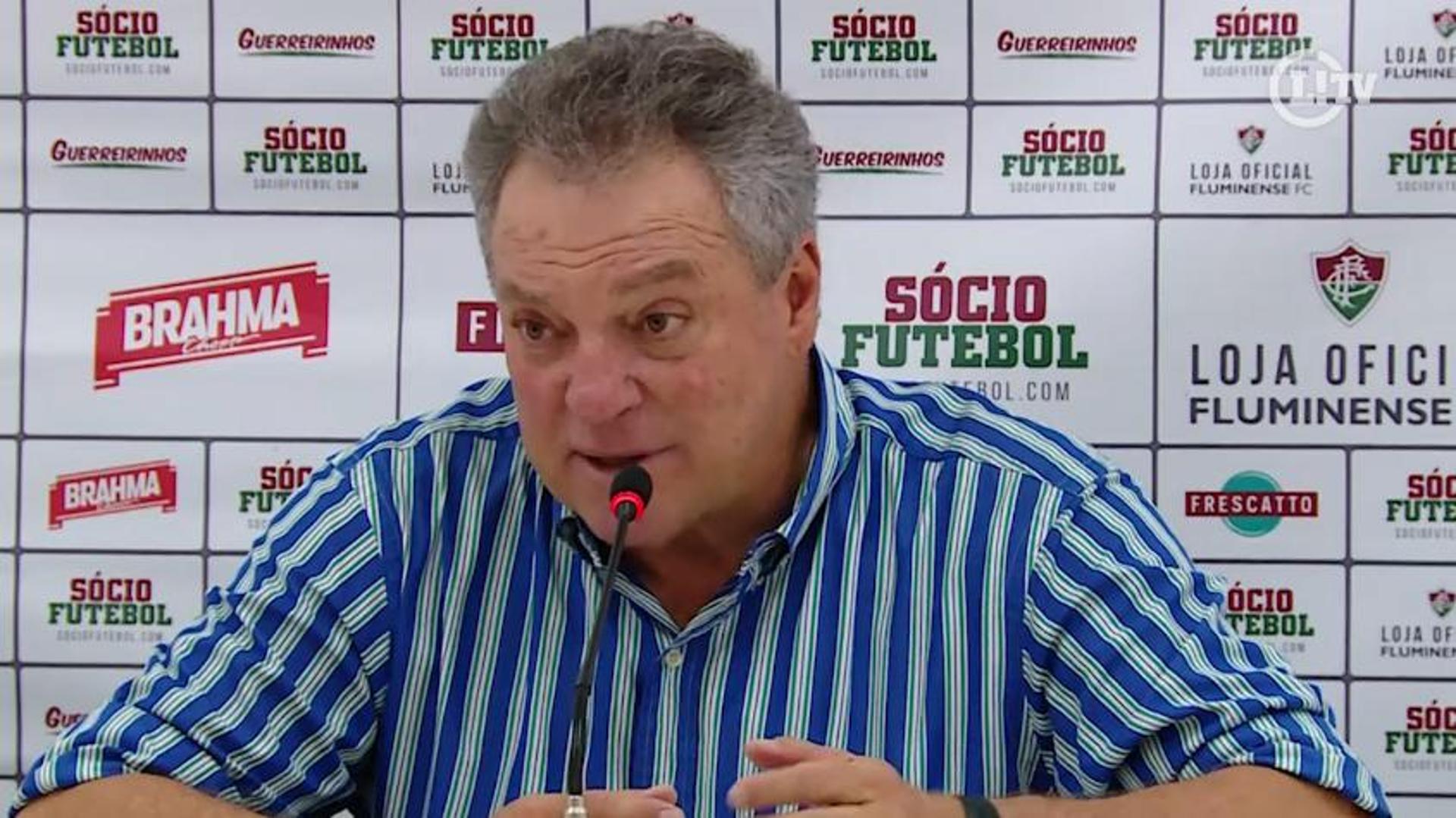 Abel Braga - coletiva do Fluminense