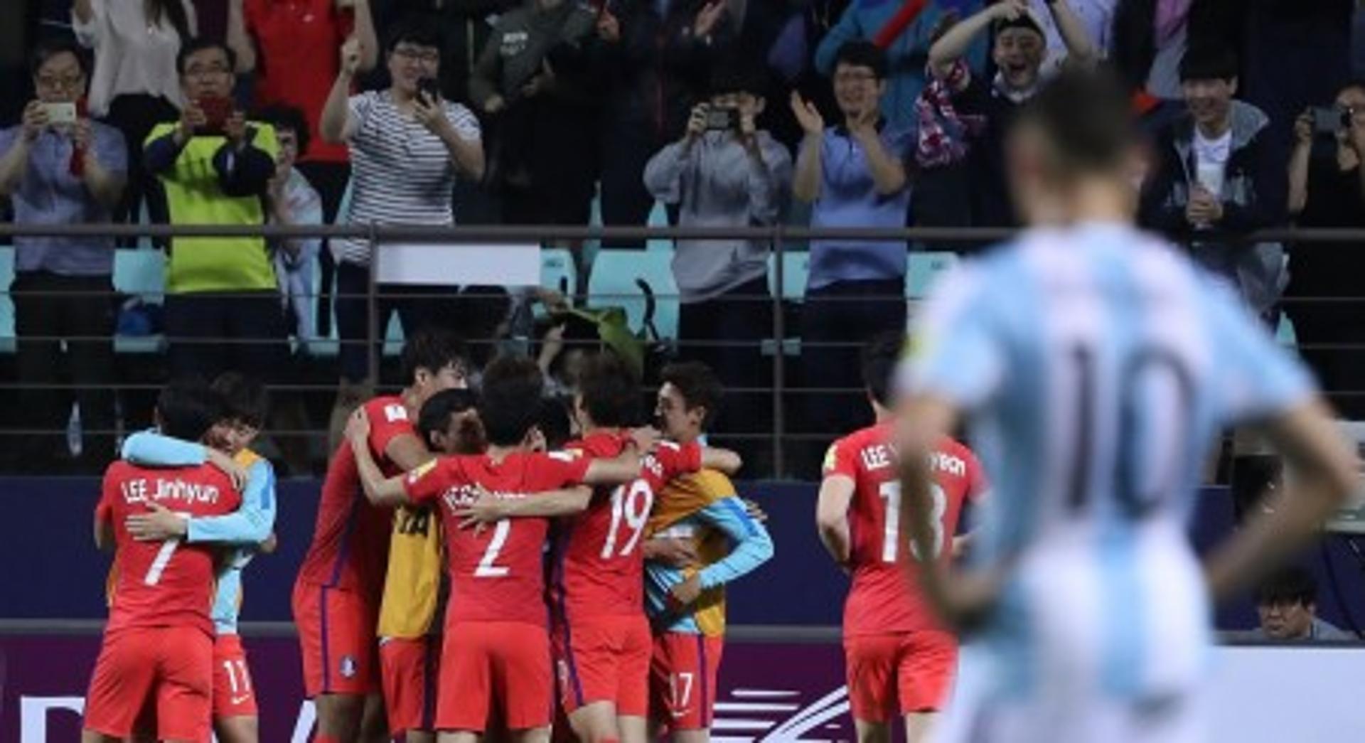 Coreia do Sul celebra vitória e classificação