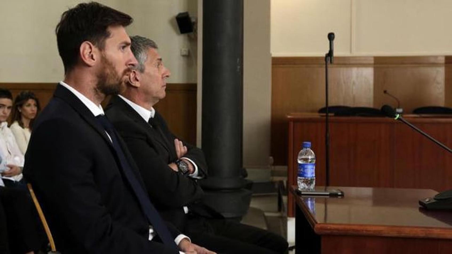 Messi - tribunal