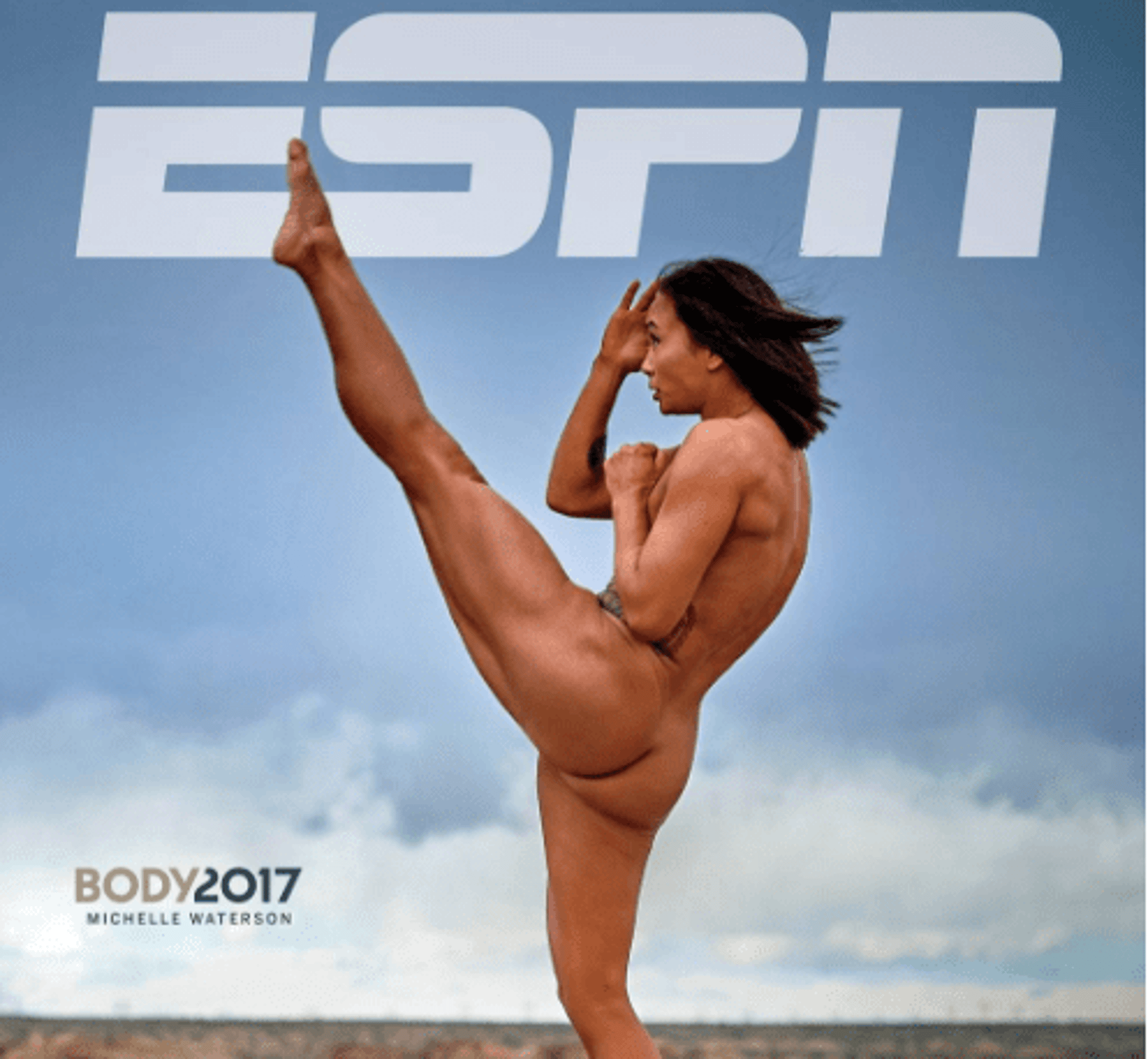 Michelle Waterson é a capa da revista Body Issue da ESPN