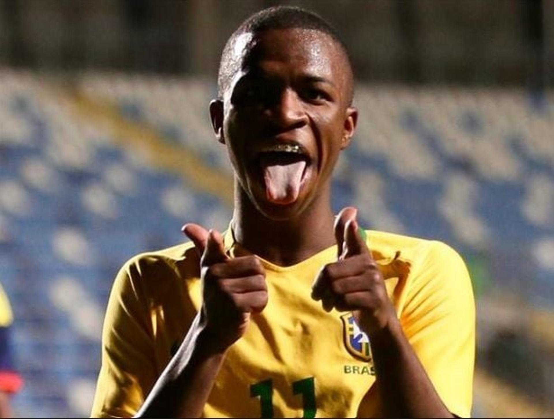 Vinicius Junior é o principal nome do Brasil sub-17&nbsp;