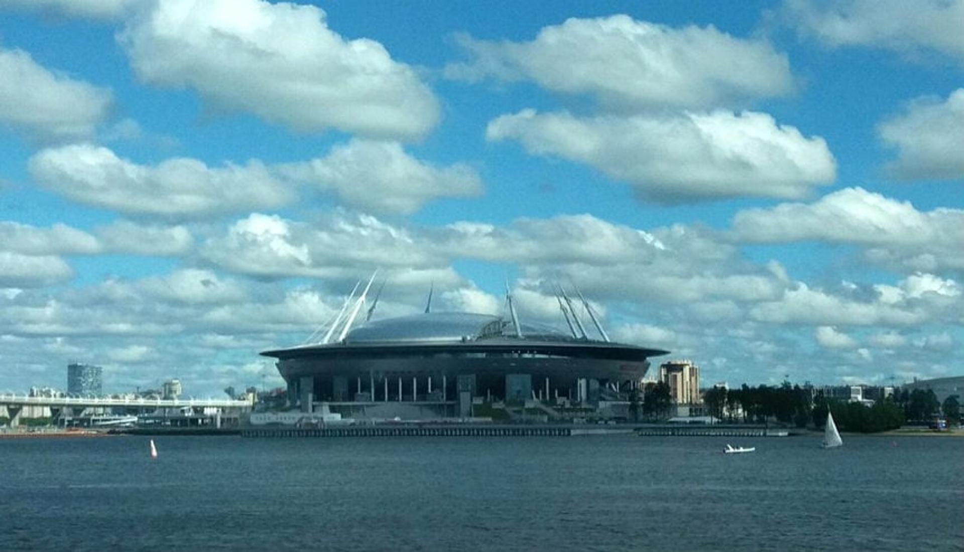 Zenit Arena, em São Petersburgo (Foto: Igor Siqueira)