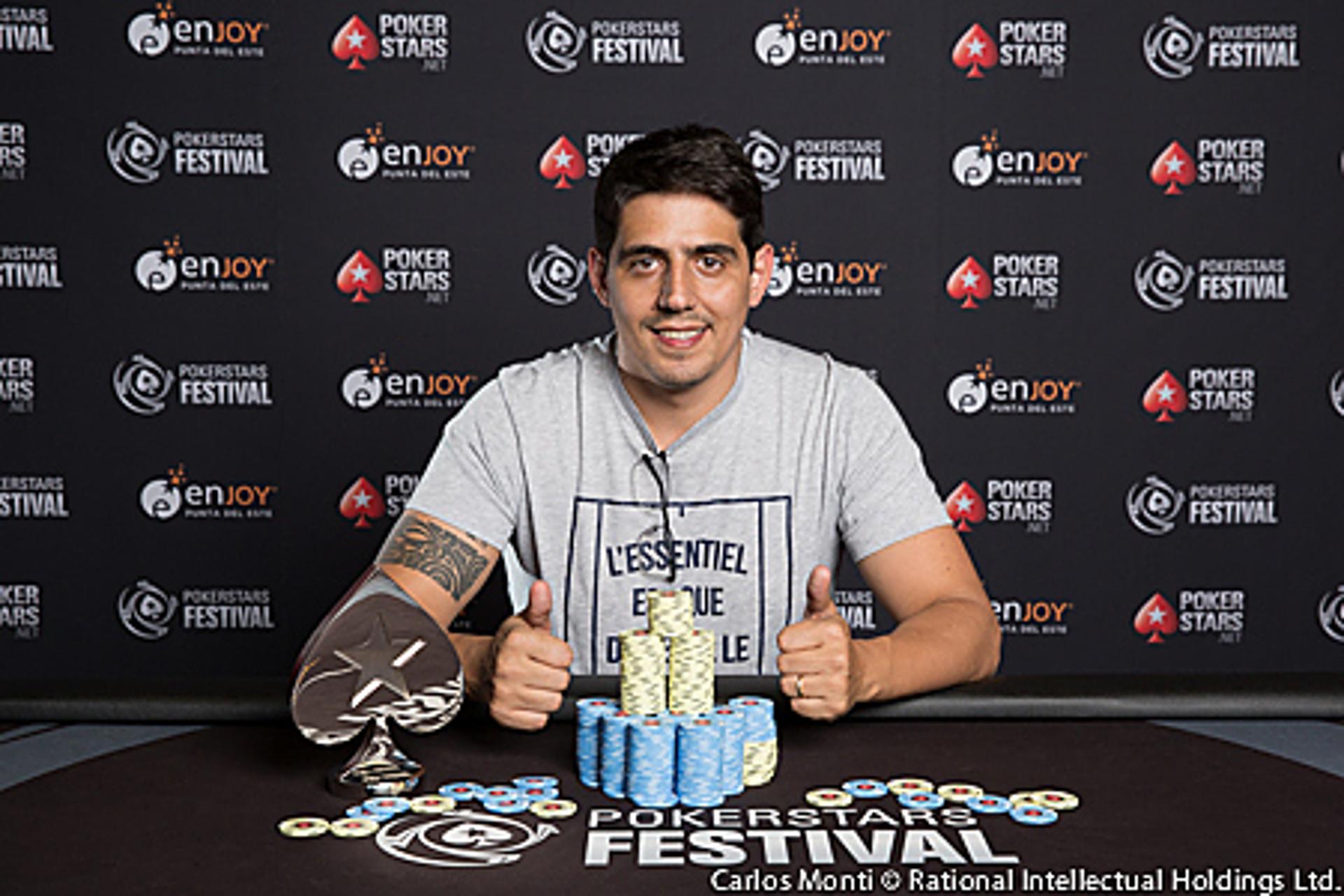 Fernando Morhy foi o primeiro brasileiro a cravar um torneio na atual edição do festival de pôquer no Uruguai