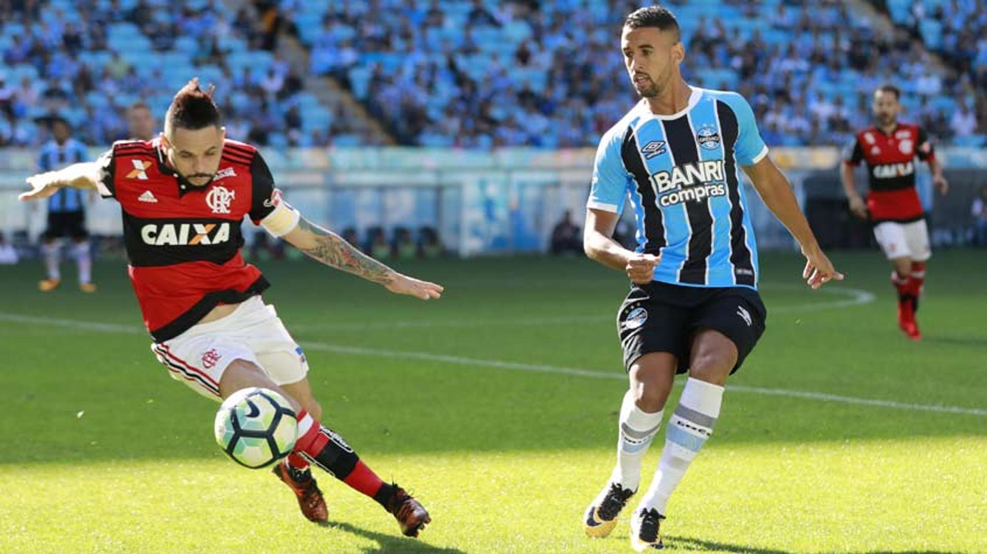 No segundo turno do Brasileiro do ano passado, o Grêmio bateu o&nbsp; Flamengo por 3 a 1