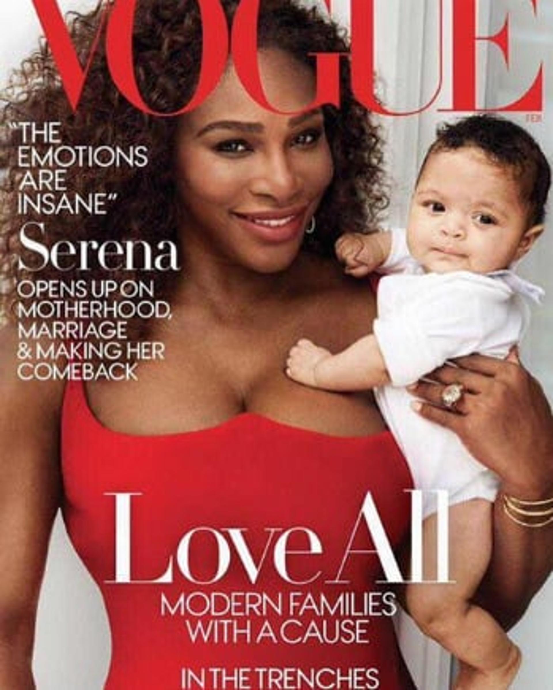 Serena é capa da Vogue ao lado da filha