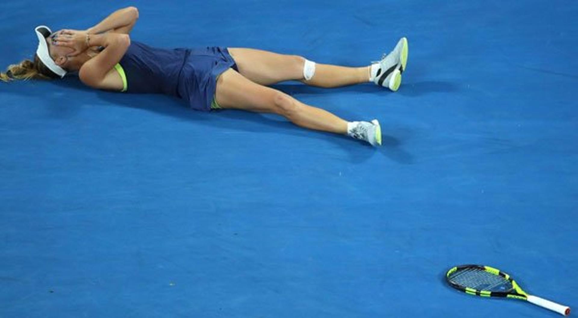 Caroline Wozniacki chora após conquistar Australian Open