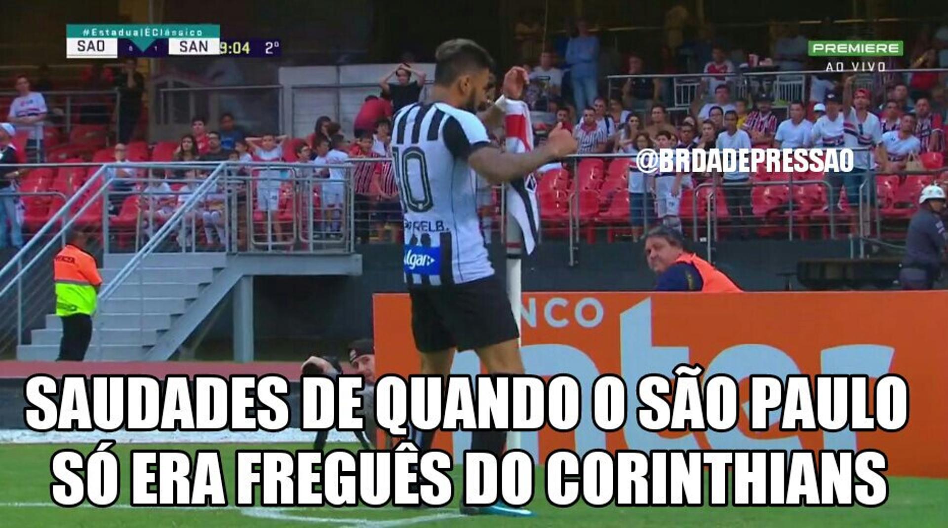 Memes: São Paulo 0 x 1 Santos