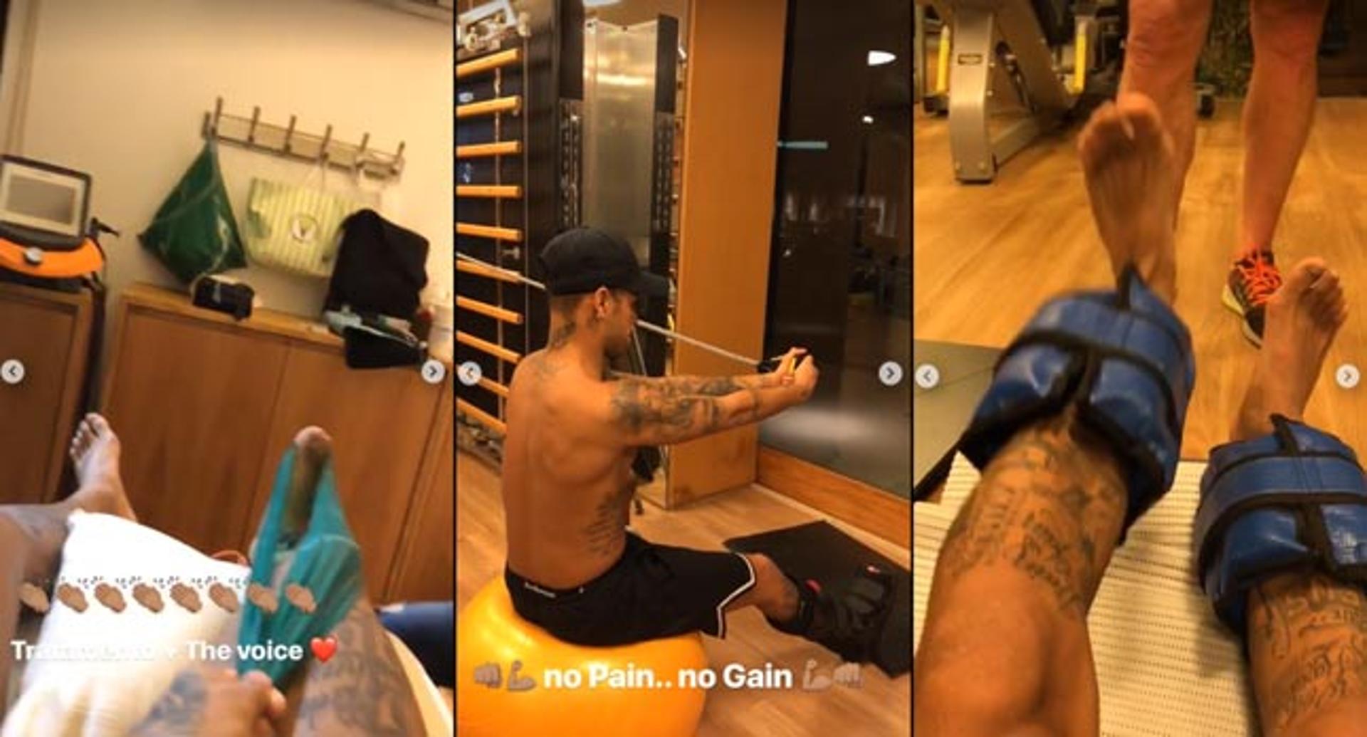 Neymar se recuperando de cirurgia