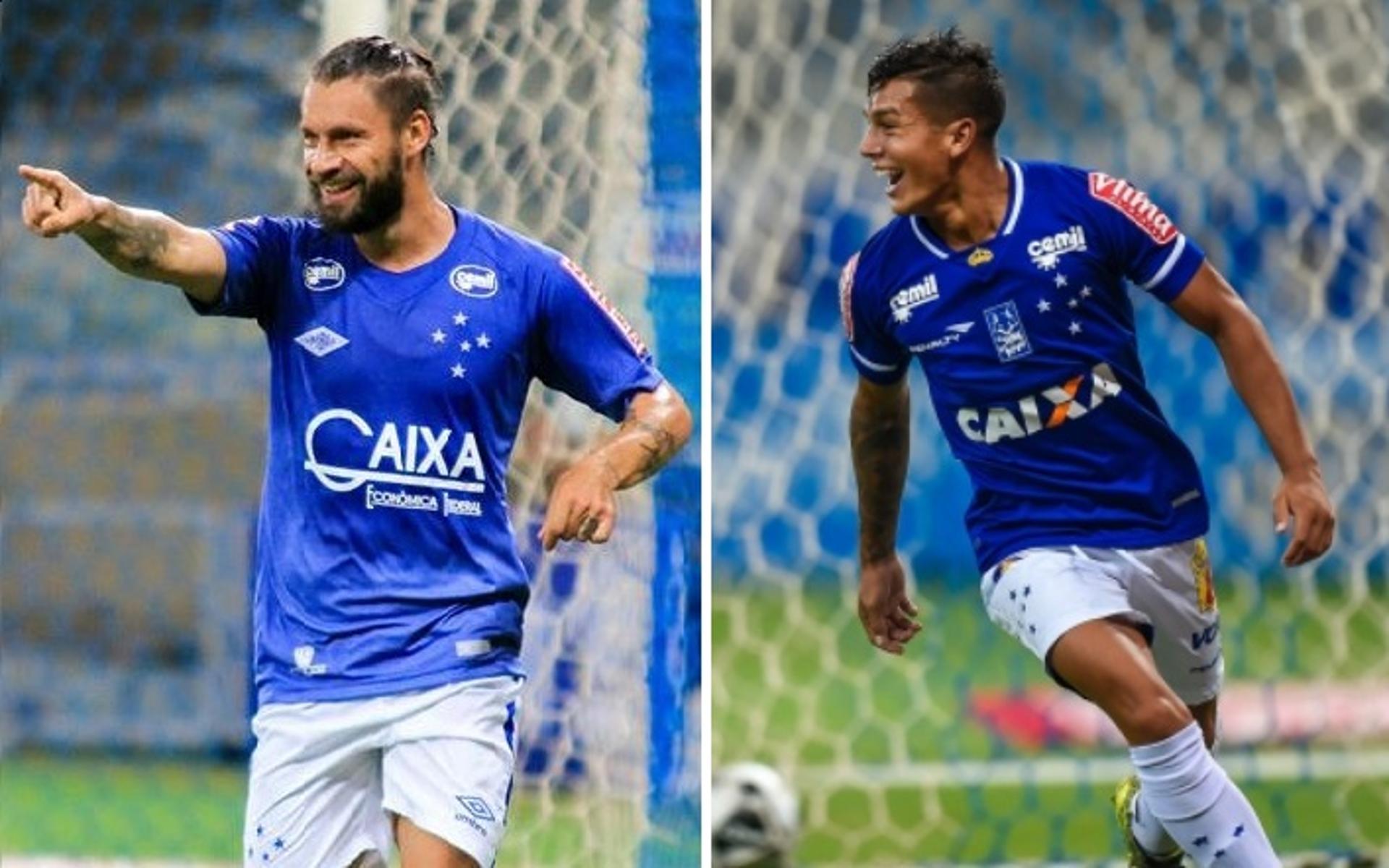Rafael Sobis e Lucas Romero completaram 100 jogos pelo Cruzeiro na vitória sobre o Palmeiras