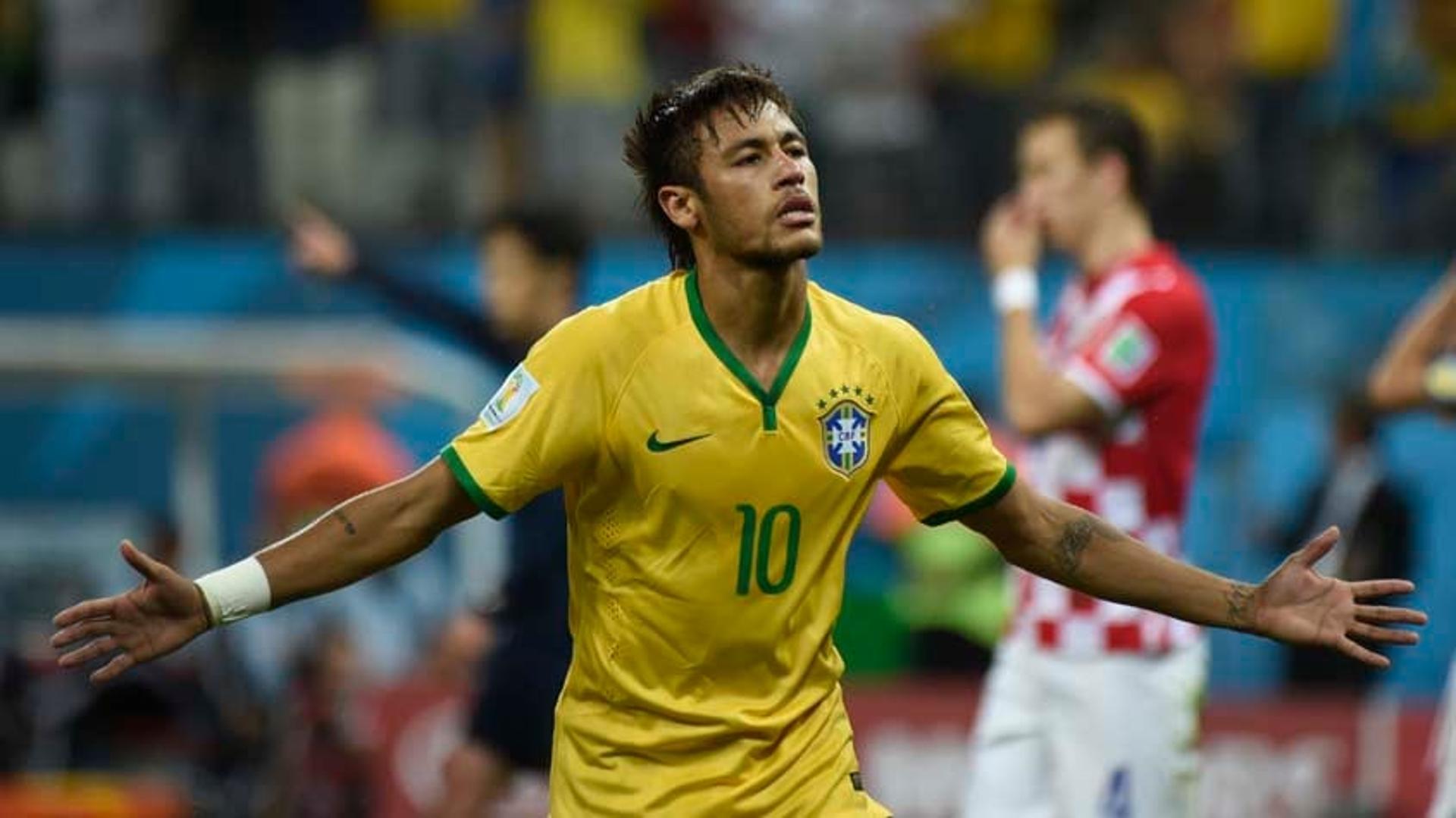 Brasil 3 x 1 Croácia pela Copa do Mundo de 2014&nbsp;
