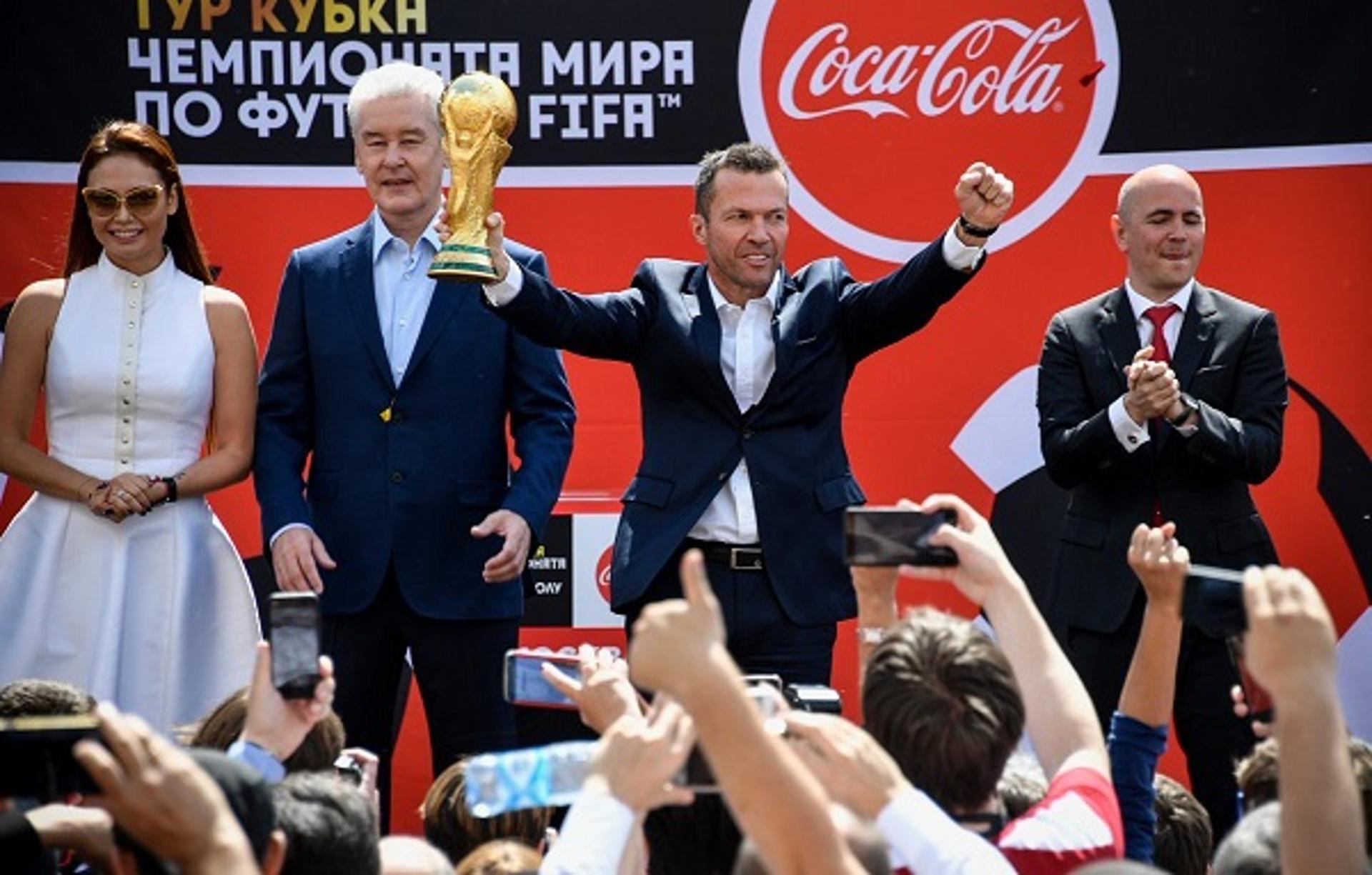Chegada da Taça do Mundo a Moscou
