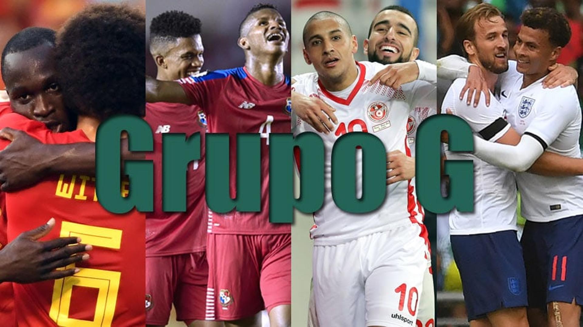 Grupo G da Copa tem Bélgica e Inglaterra como favoritas; Tunísia e Panamá tentam um milagre para classificar às oitavas