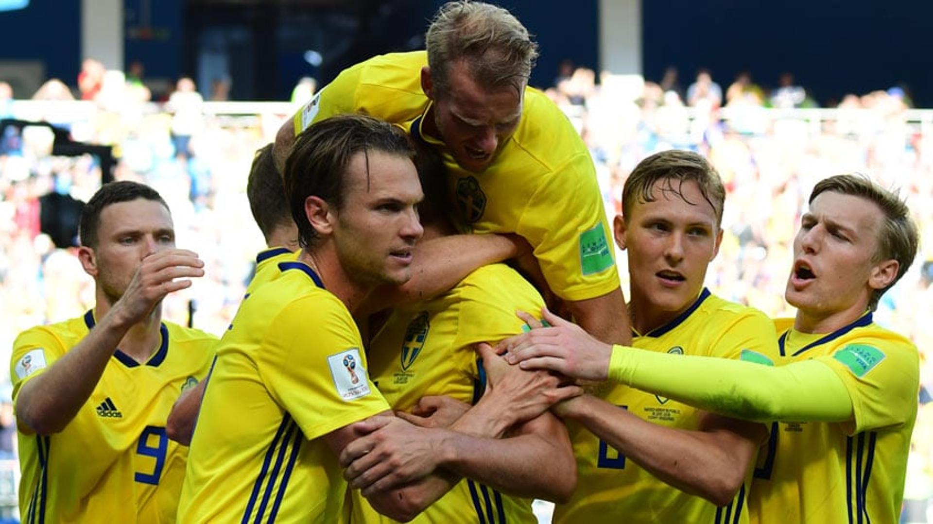 Suécia 1 x 0 Coreia do Sul: veja imagens da partida