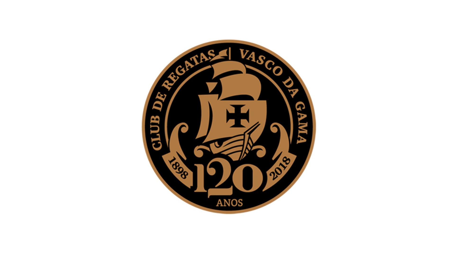Símbolo especial do Vasco em comemoração ao aniversário de 120 anos. Confira a seguir a galeria especial do LANCE!