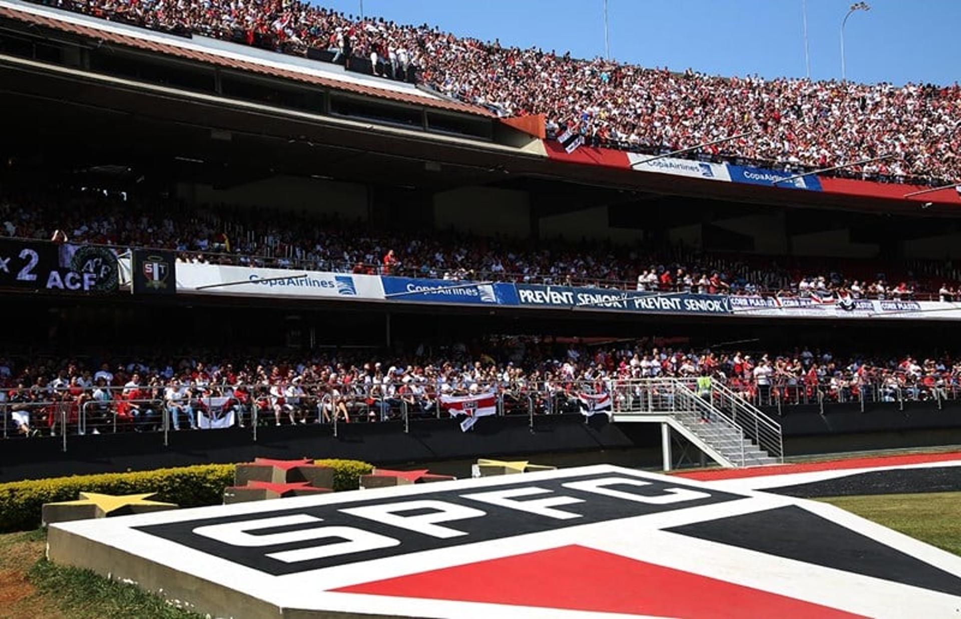 São Paulo deve receber mais um bom público jogando em seu estádio
