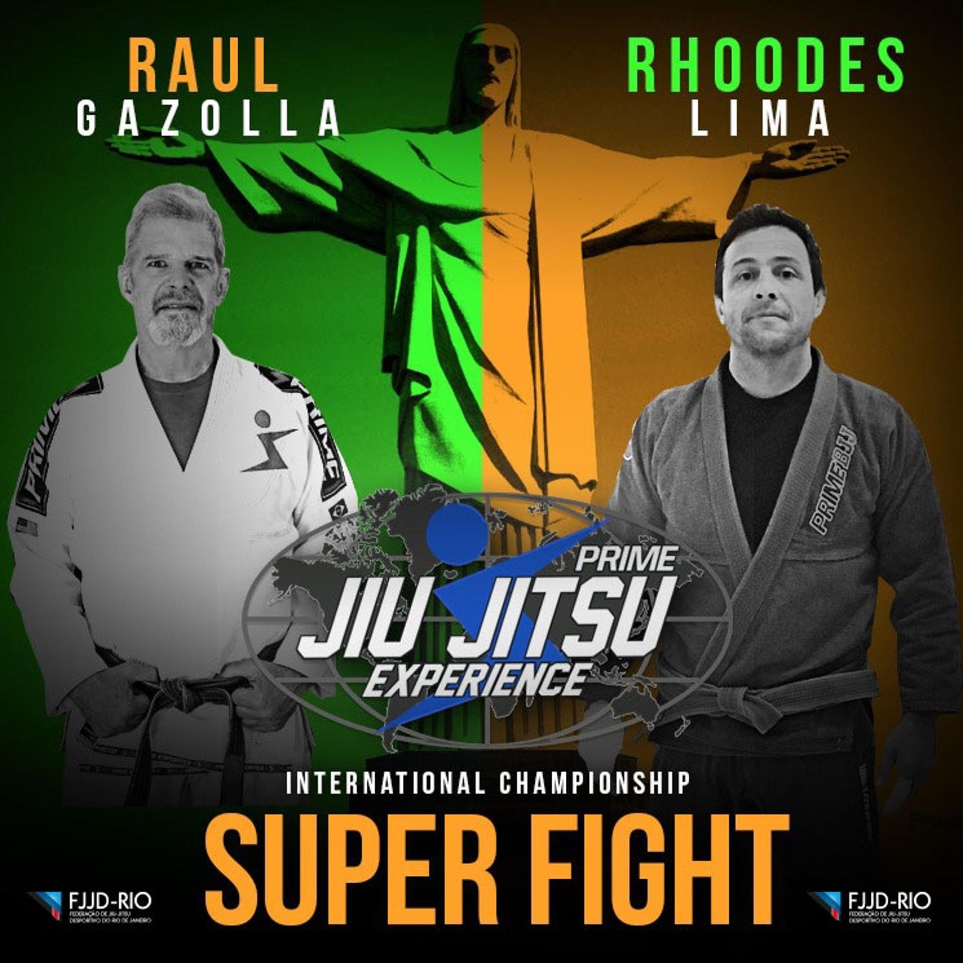 Raul Gazolla vai medir forças com Rhoodes Lima na superluta no Prime Jiu-Jitsu (Foto: Divulgação)