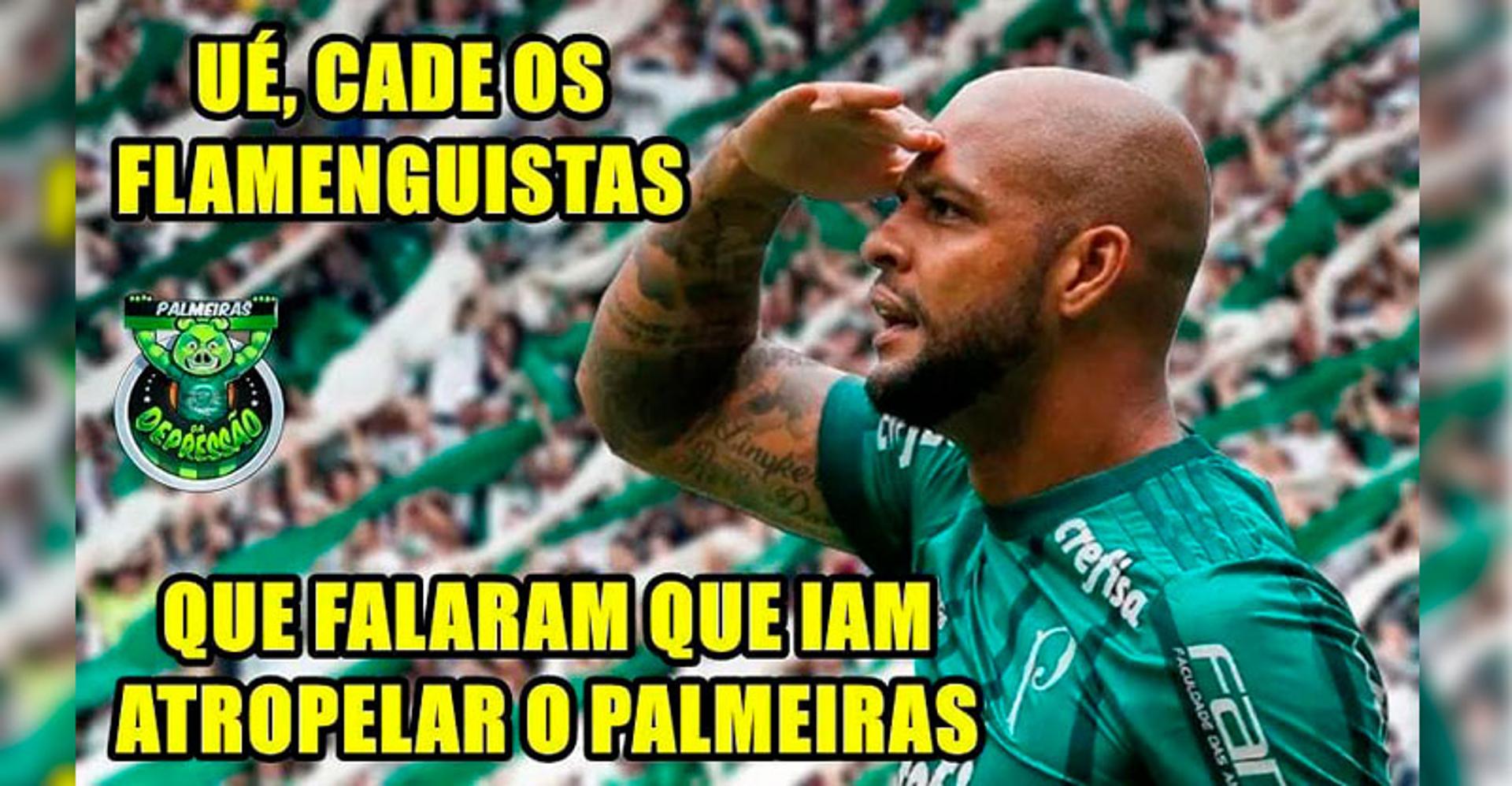 Memes mostram empolgação da torcida do Palmeiras