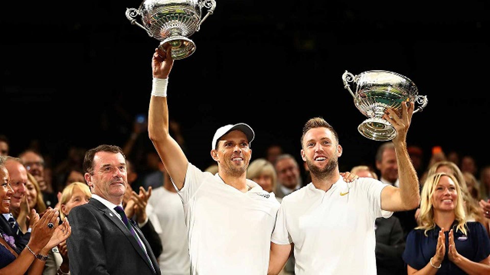 Bryan e Sock, campeões de Wimbledon 2018
