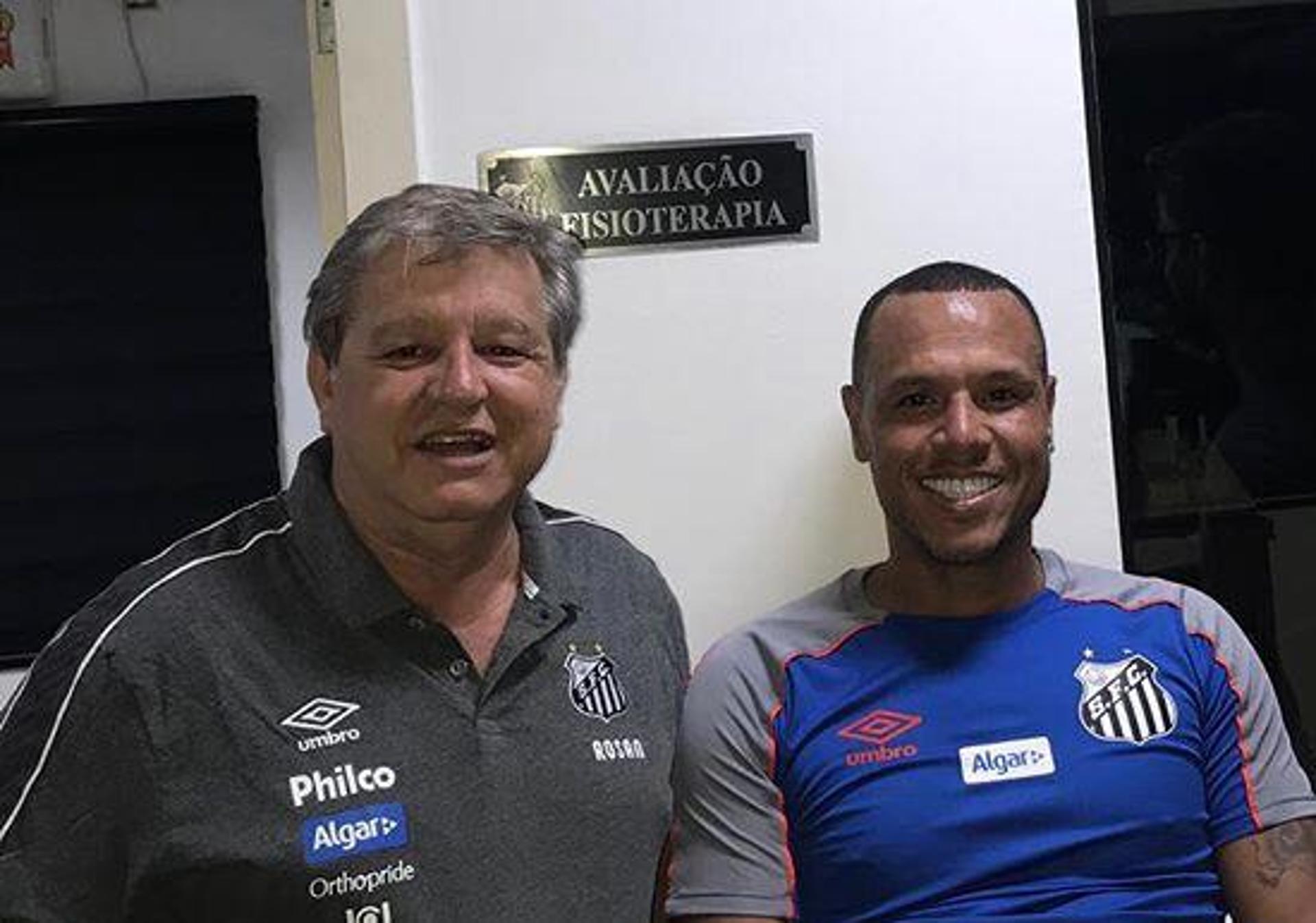 Luiz Alberto Rosan e Luís Fabiano