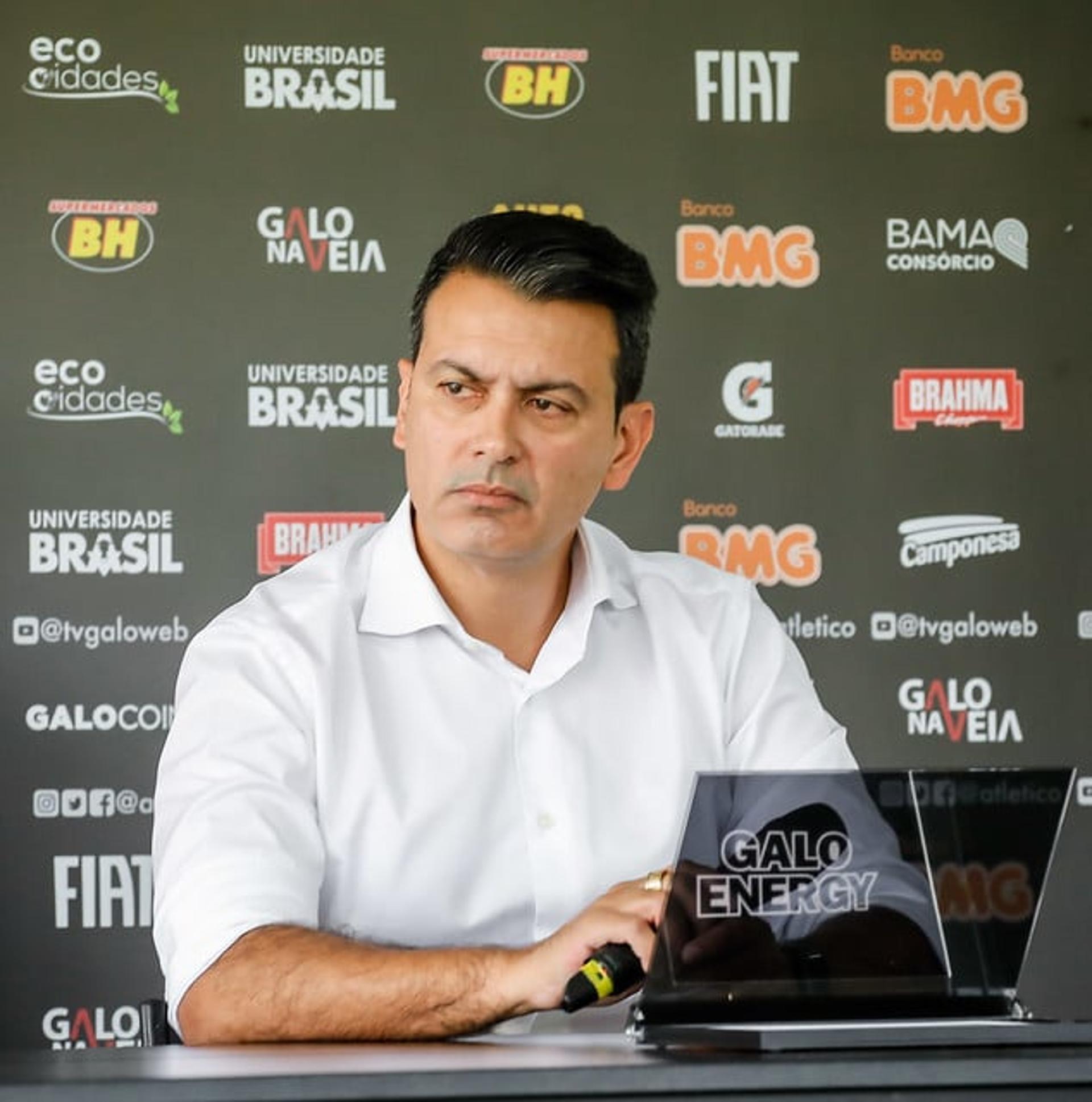 Rui Costa, novo diretor de futebol do Galo, acha exagerado o favoritismo dado do Cruzeiro na final do Mineiro