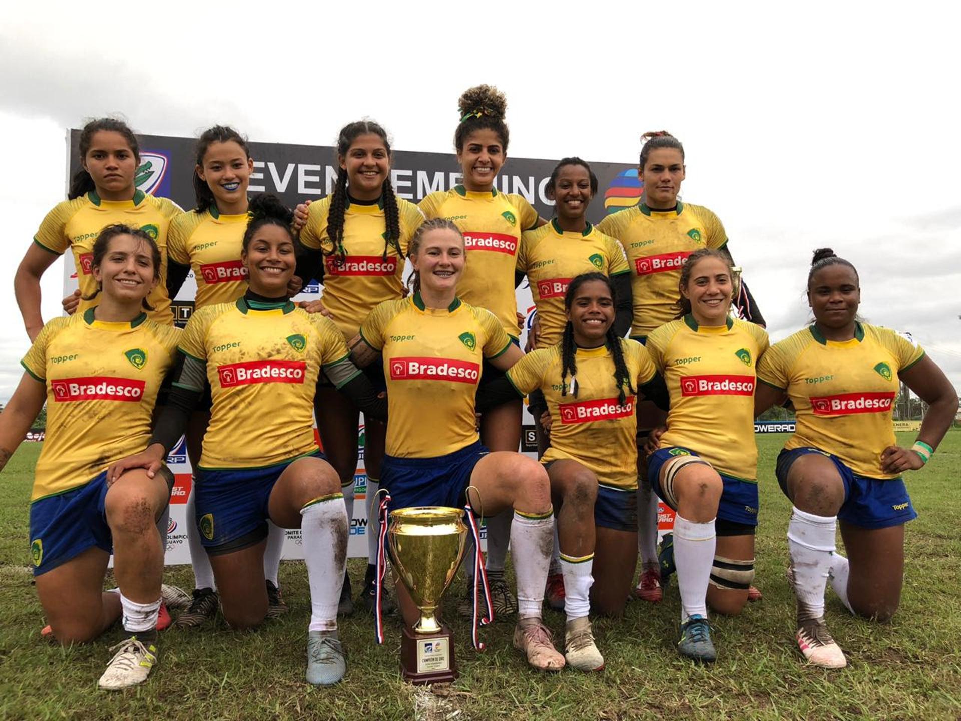 Seleção Brasileira Feminina de Rugby Sevens é campeã do Sul-Americana pela 15ª vez