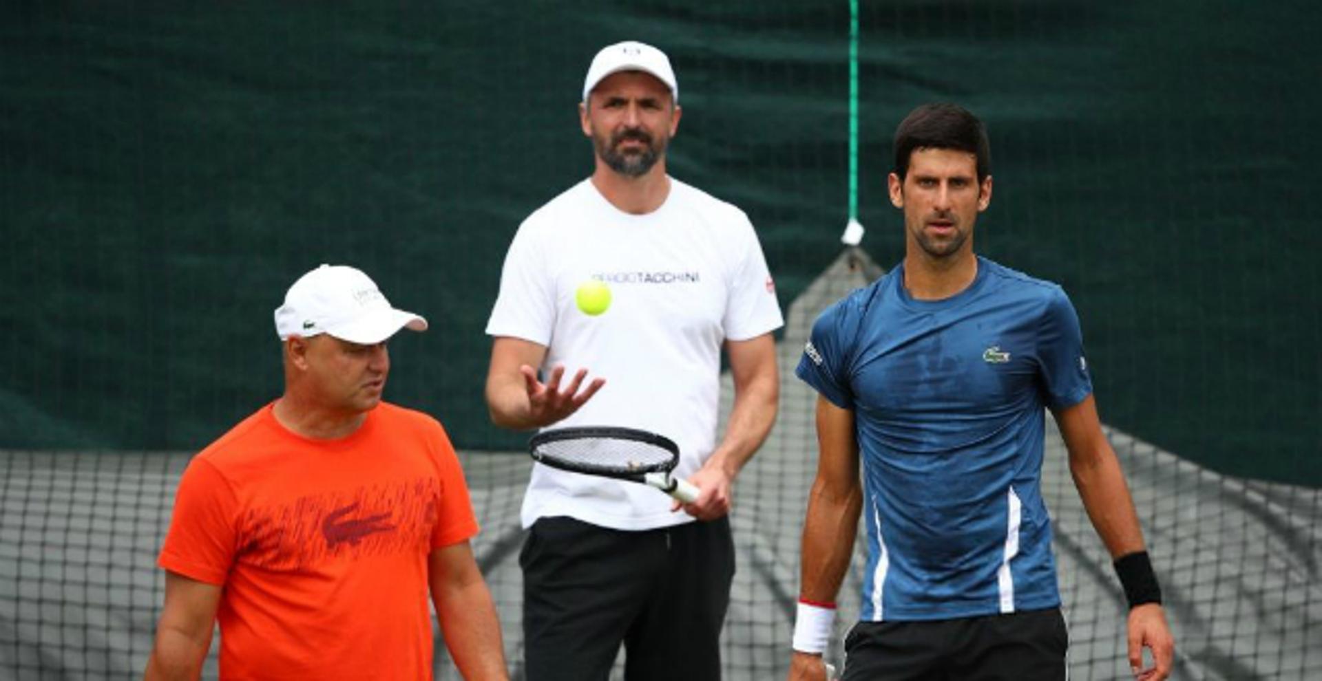 Goran Ivanisevic e Novak Djokovic