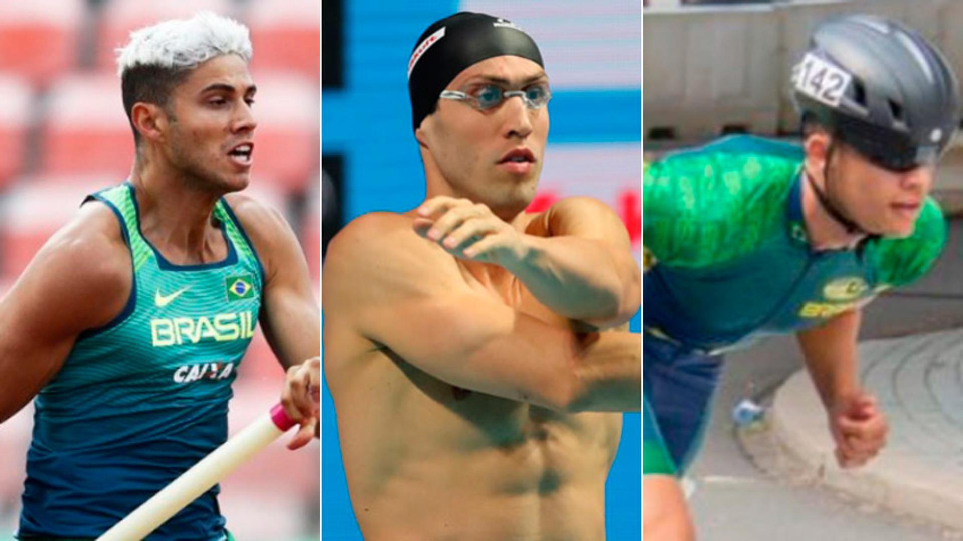 Thiago Braz, do salto com vara, Guilherme Guido, na natação, e Gabriel Félix, na patinação de velocidade, são algumas das chances de medalhas&nbsp;neste sábado.