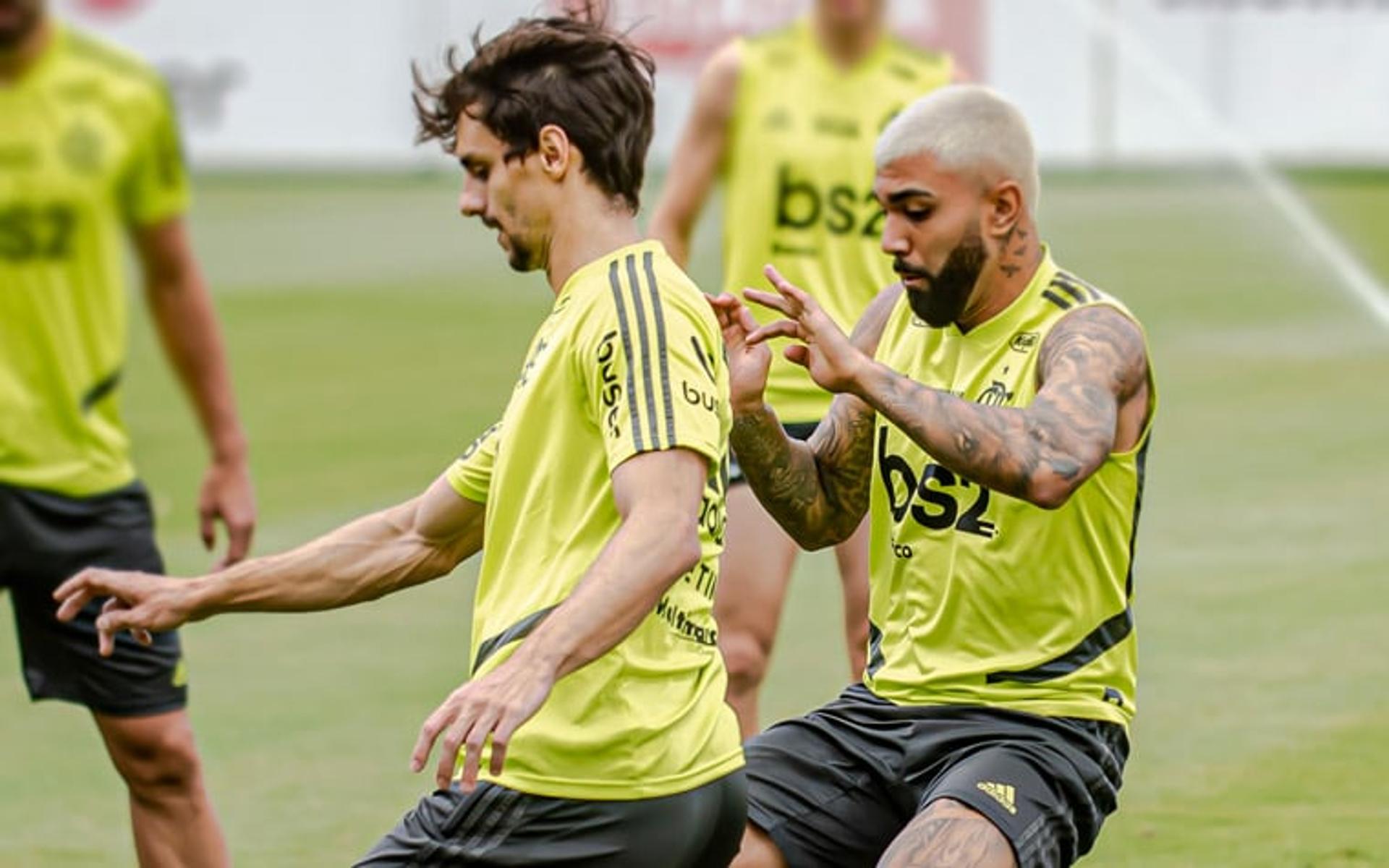 Rodrigo Caio e Gabriel Barbosa - Flamengo