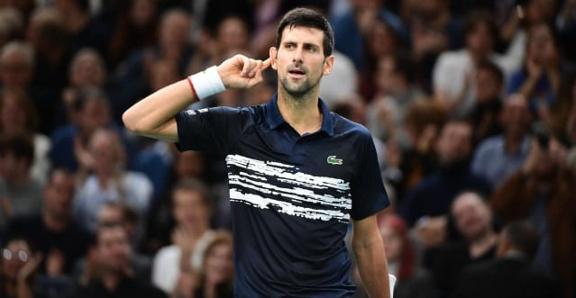 Novak Djokovic em Paris-Bercy
