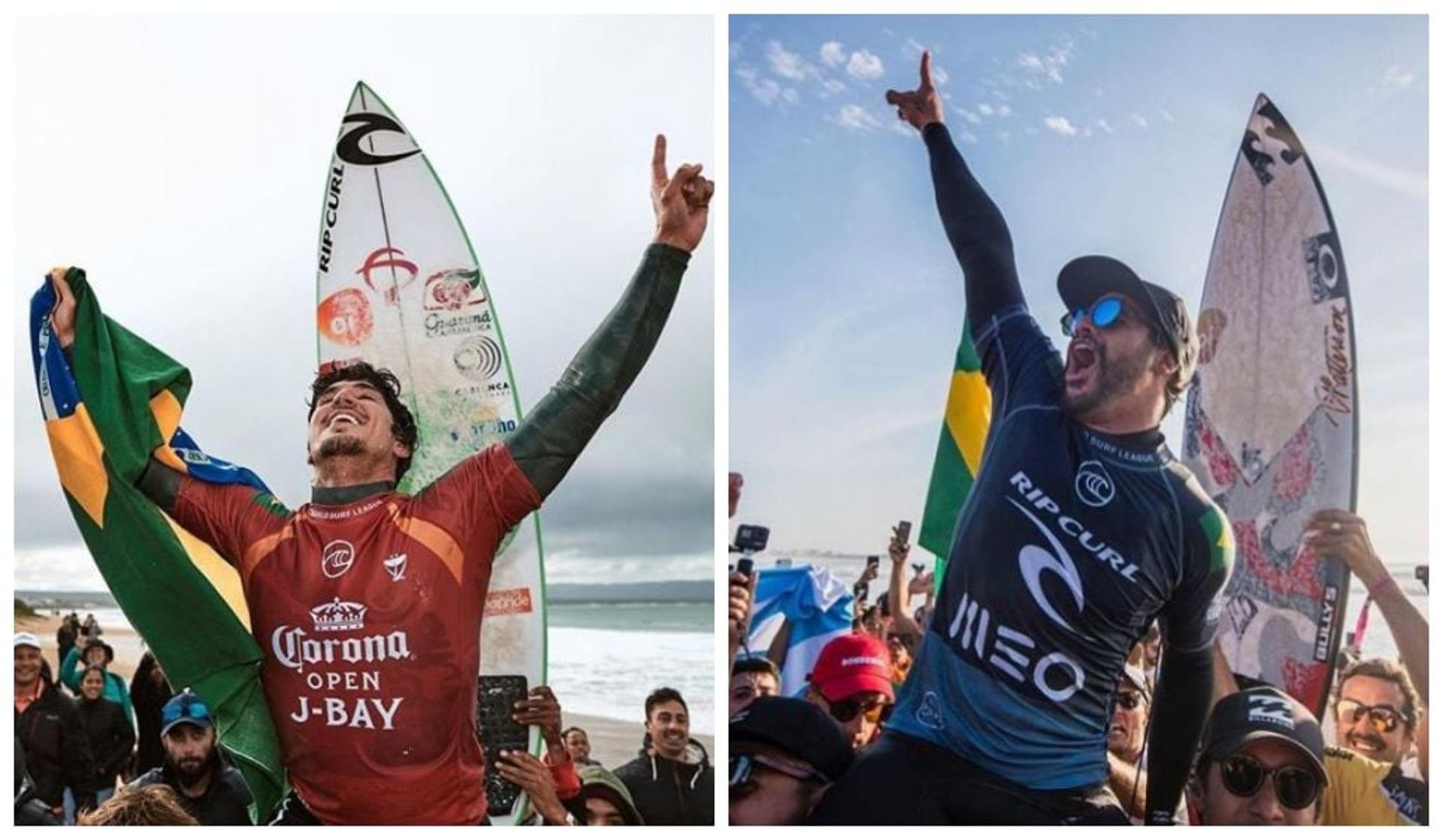 Gabriel Medina e Italo Ferreira são os mais novos classificados do Brasil para a Olimpíada de Tóquio-2020 (Crédito: Reprodução)