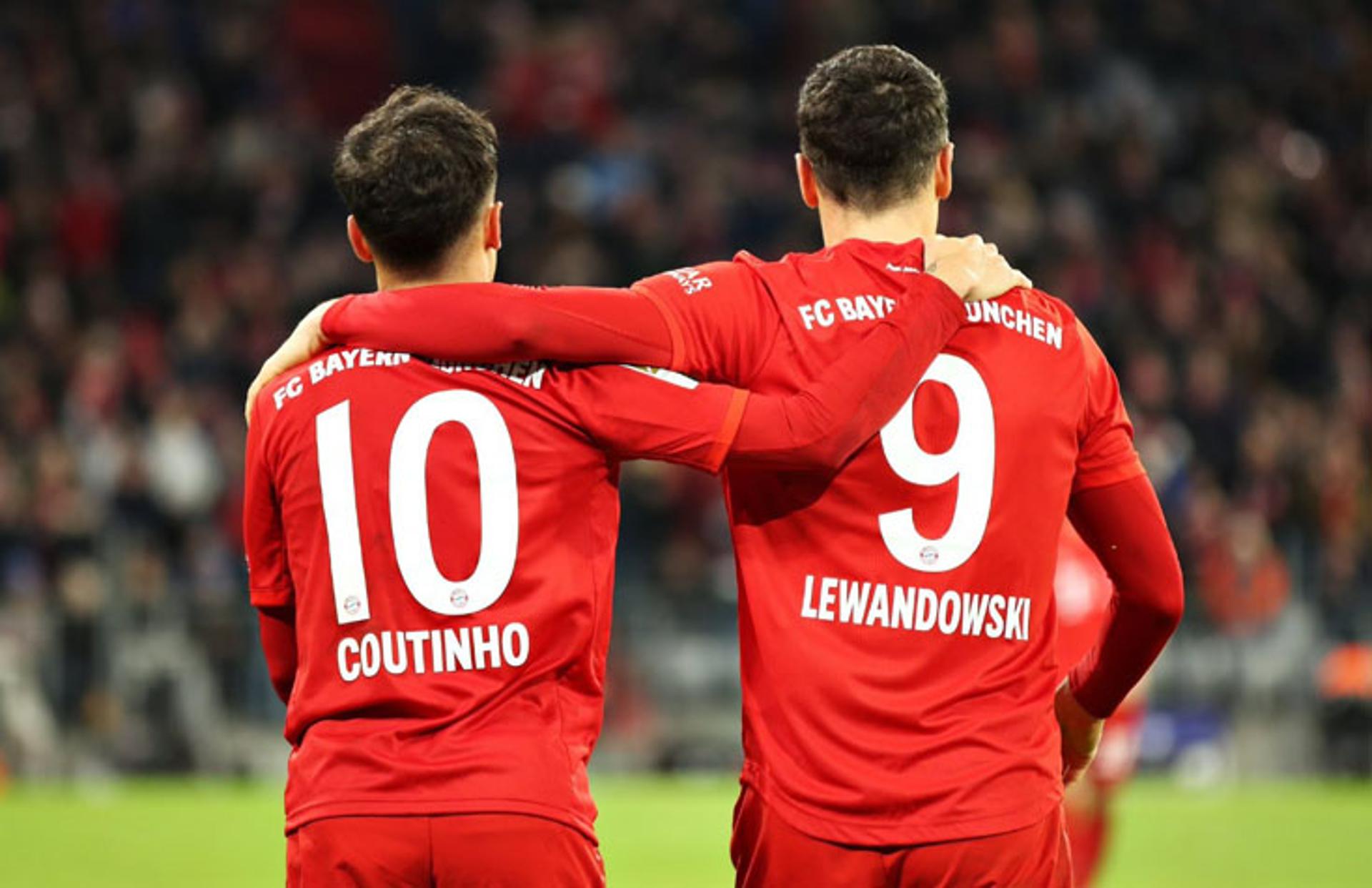 Bayern de Munique x Werder Bremen - Coutinho Lewandowski
