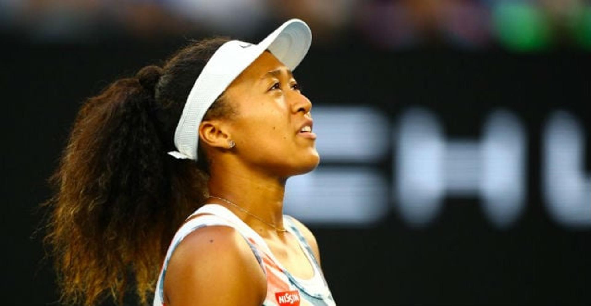 Naomi Osaka em derrota no Australian Open