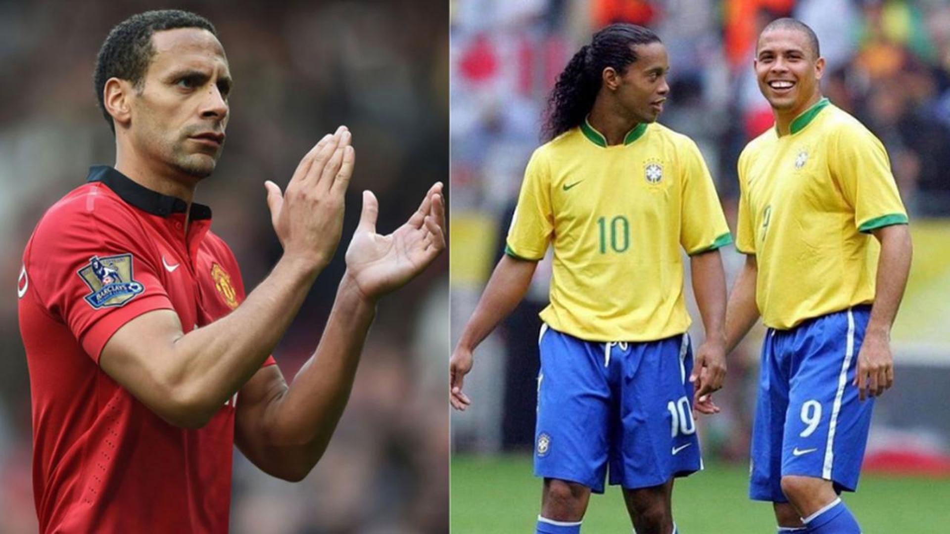 Ferdinand, Ronaldo e Ronaldinho