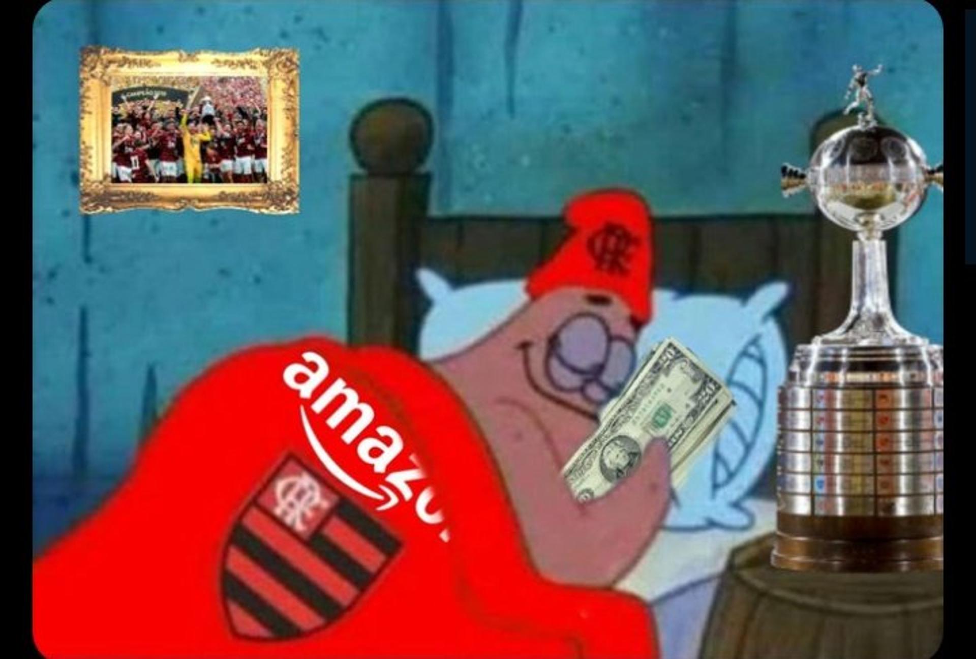 Meme Flamengo e Amazon