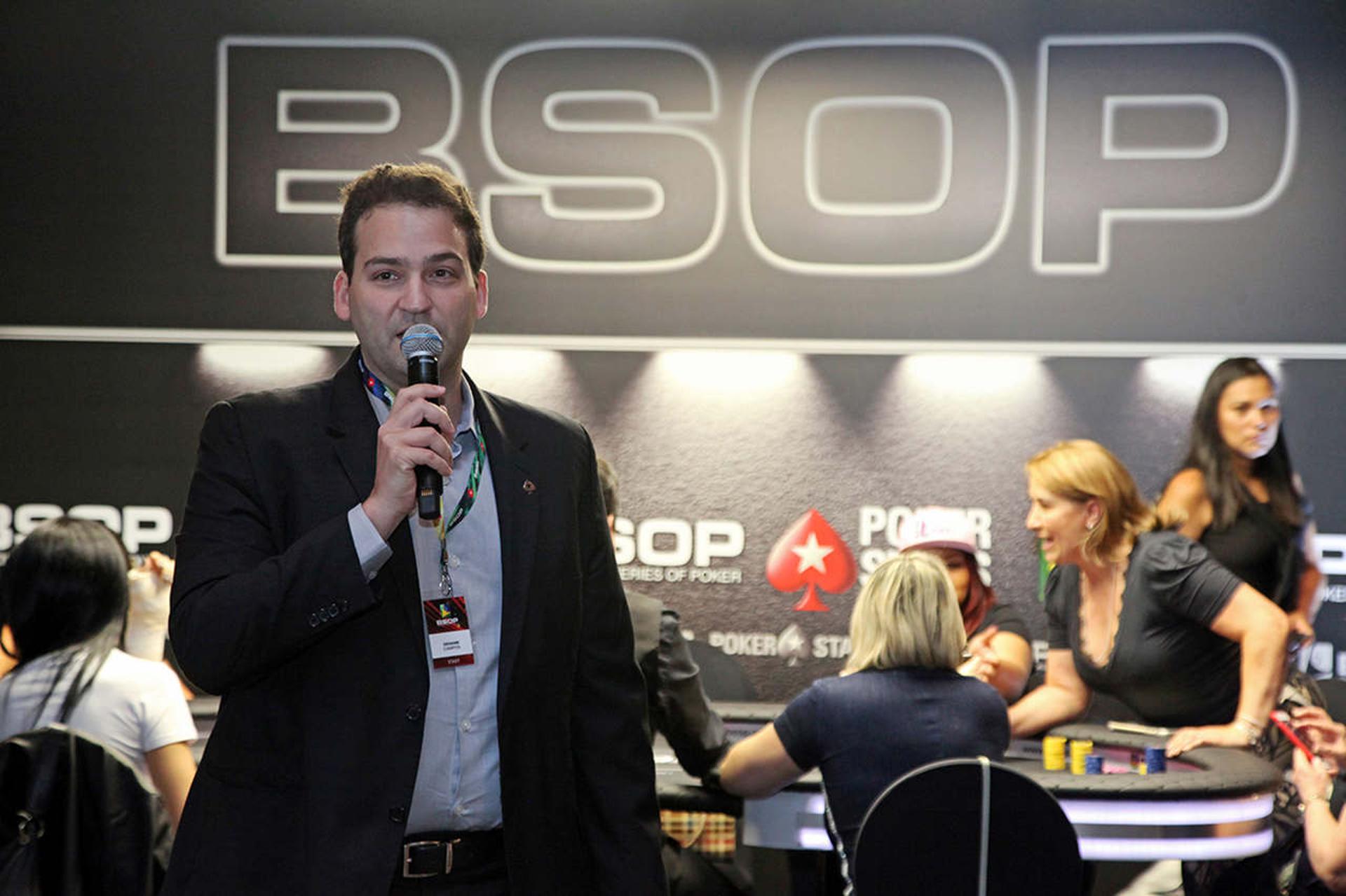 Devanir Campos, presidente do BSOP de pôquer