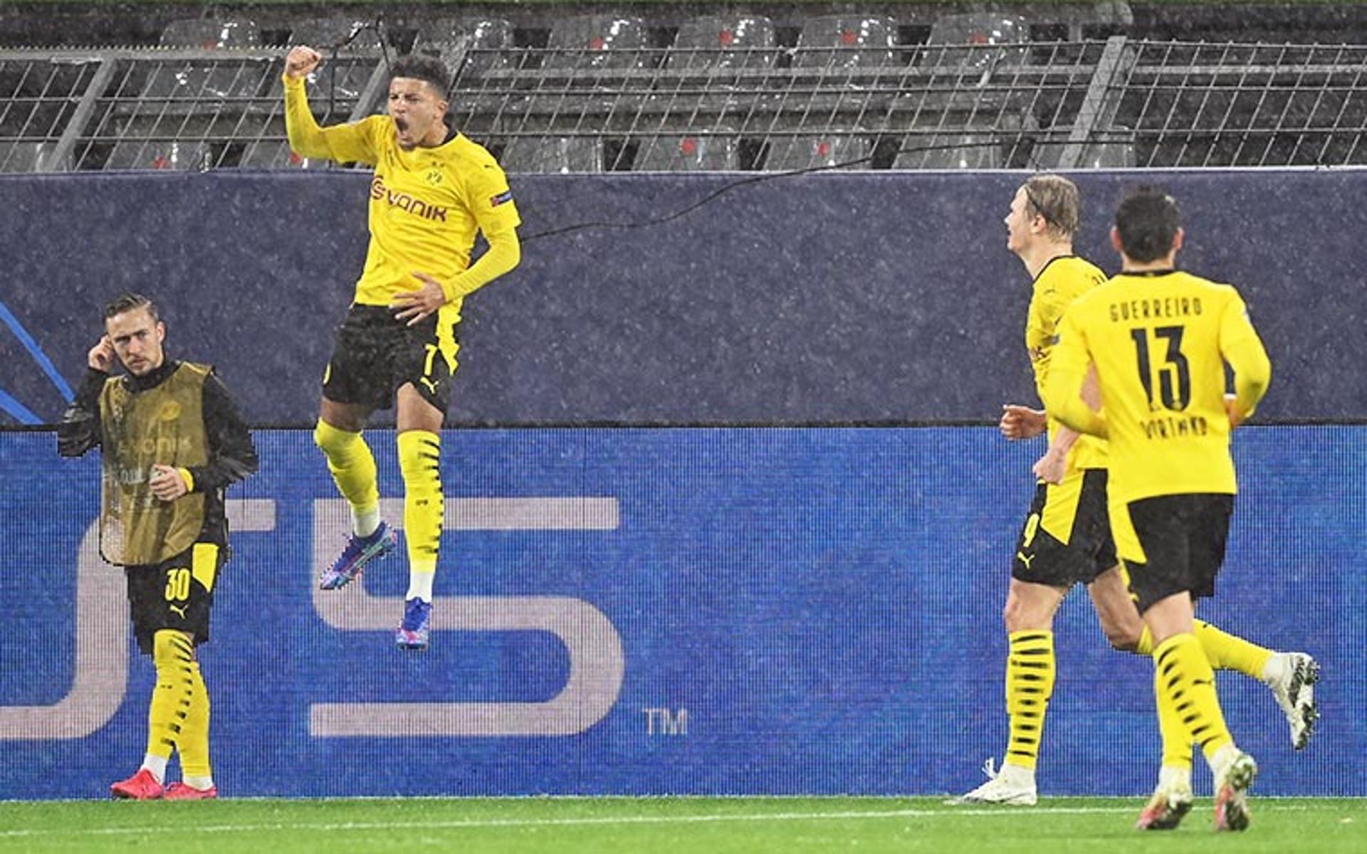 Comemoração Jadon Sancho - Borussia Dortmund x Zenit