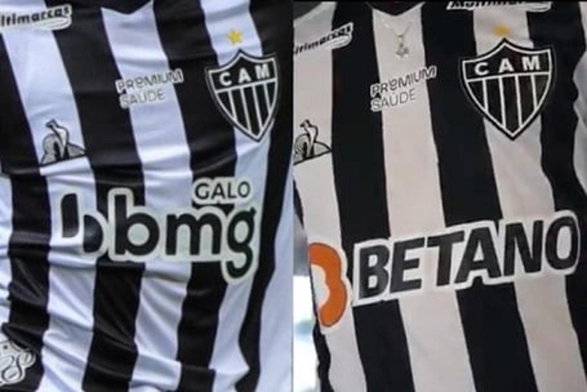 A Betano foi anunciada pelo presidente Sérgio Coelho, mas o BMG questiona uma mudança de logo do seu logo na camisa alvinegra