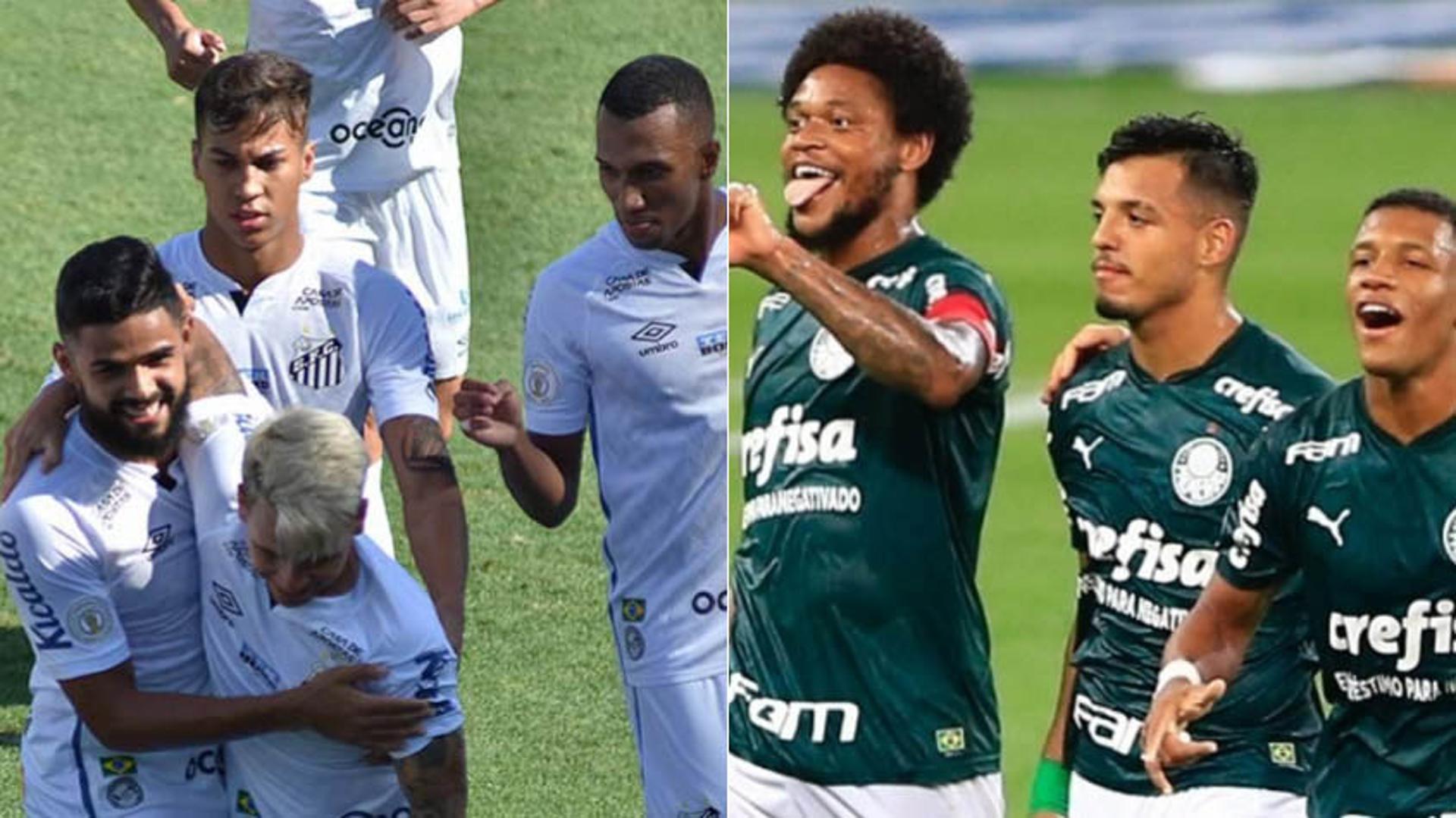 Montagem Santos e Palmeiras