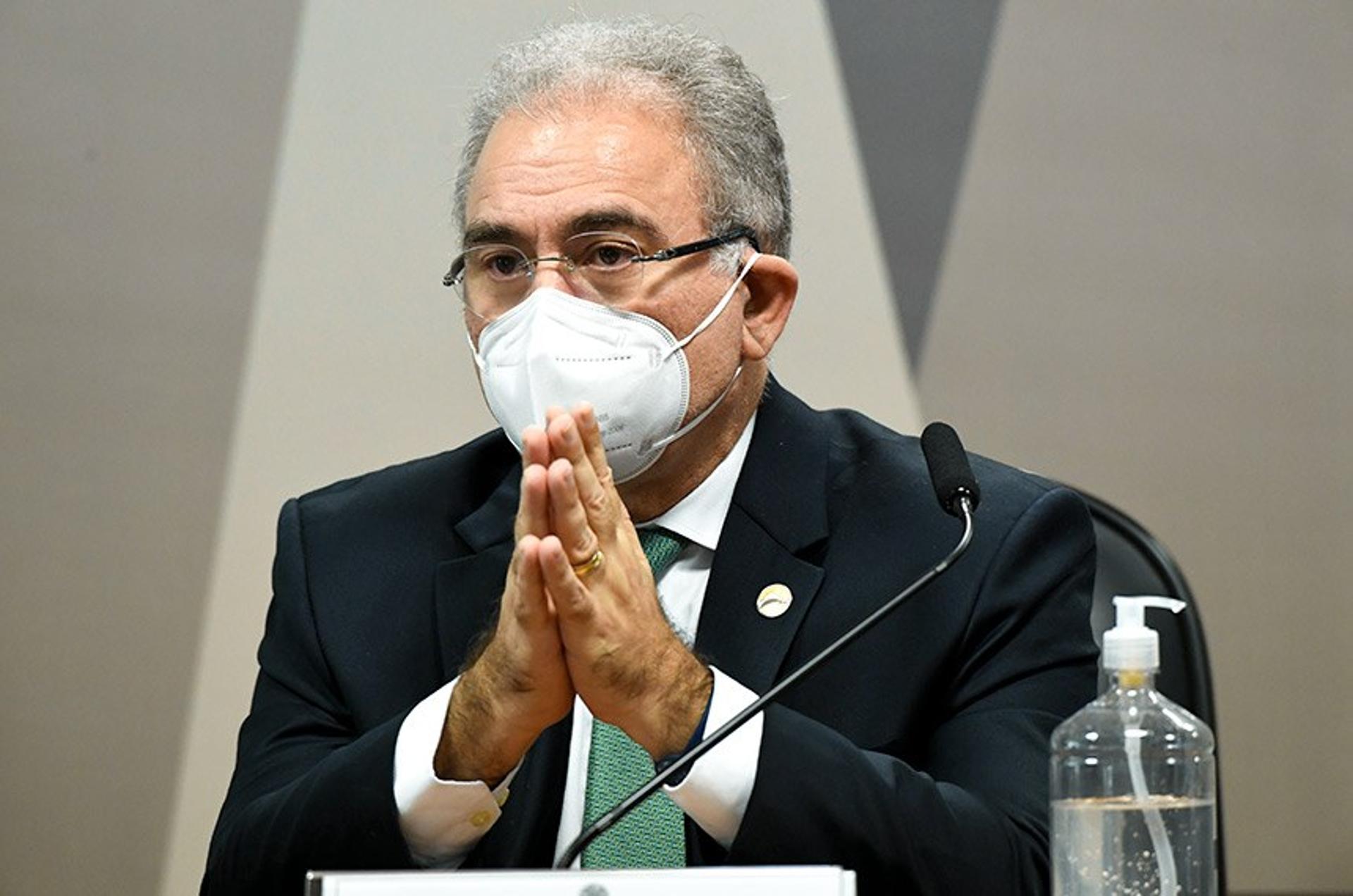 Ministro da Saúde Marcelo Queiroga na CPI
