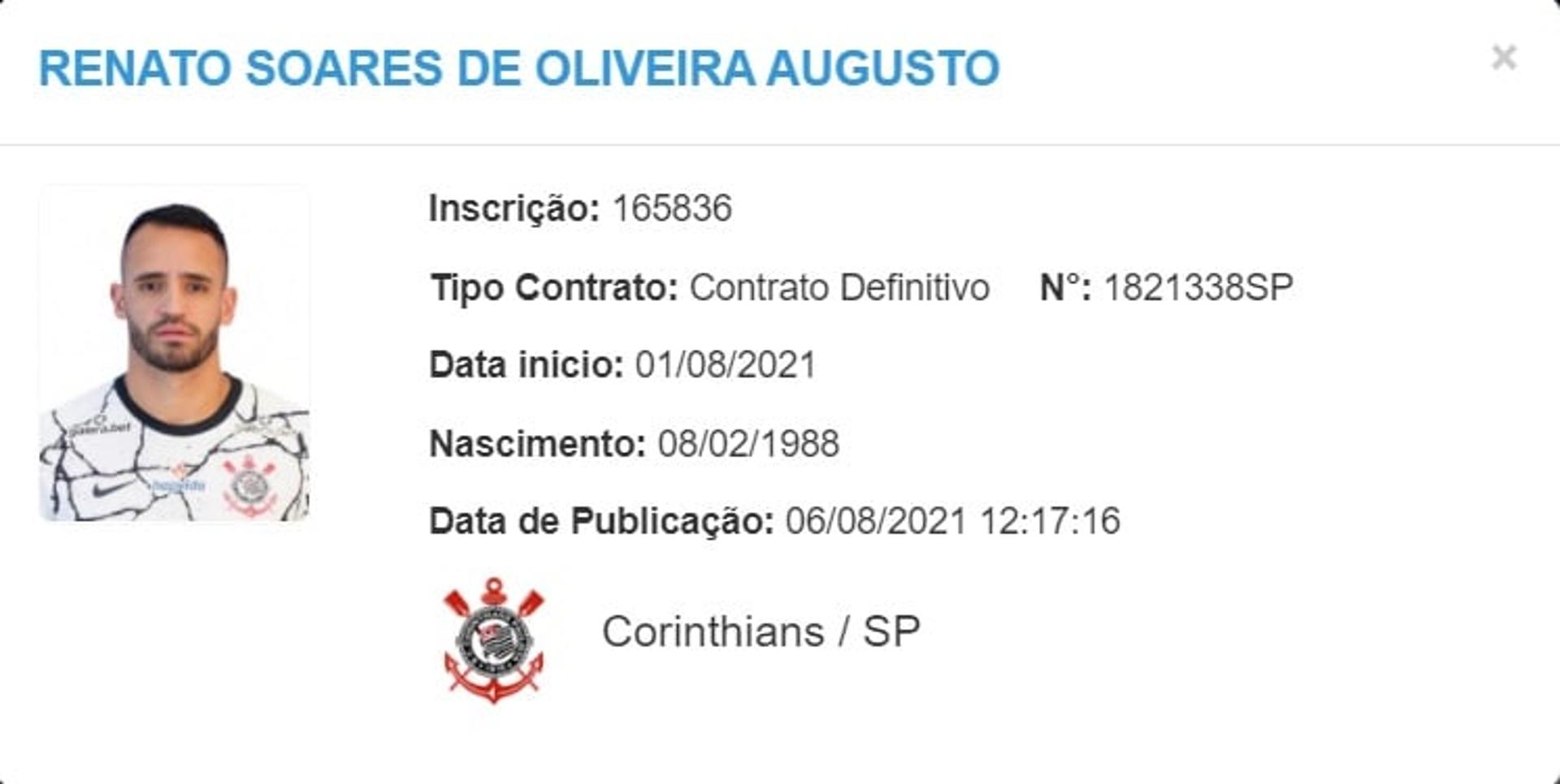 Renato Augusto - Corinthians BID