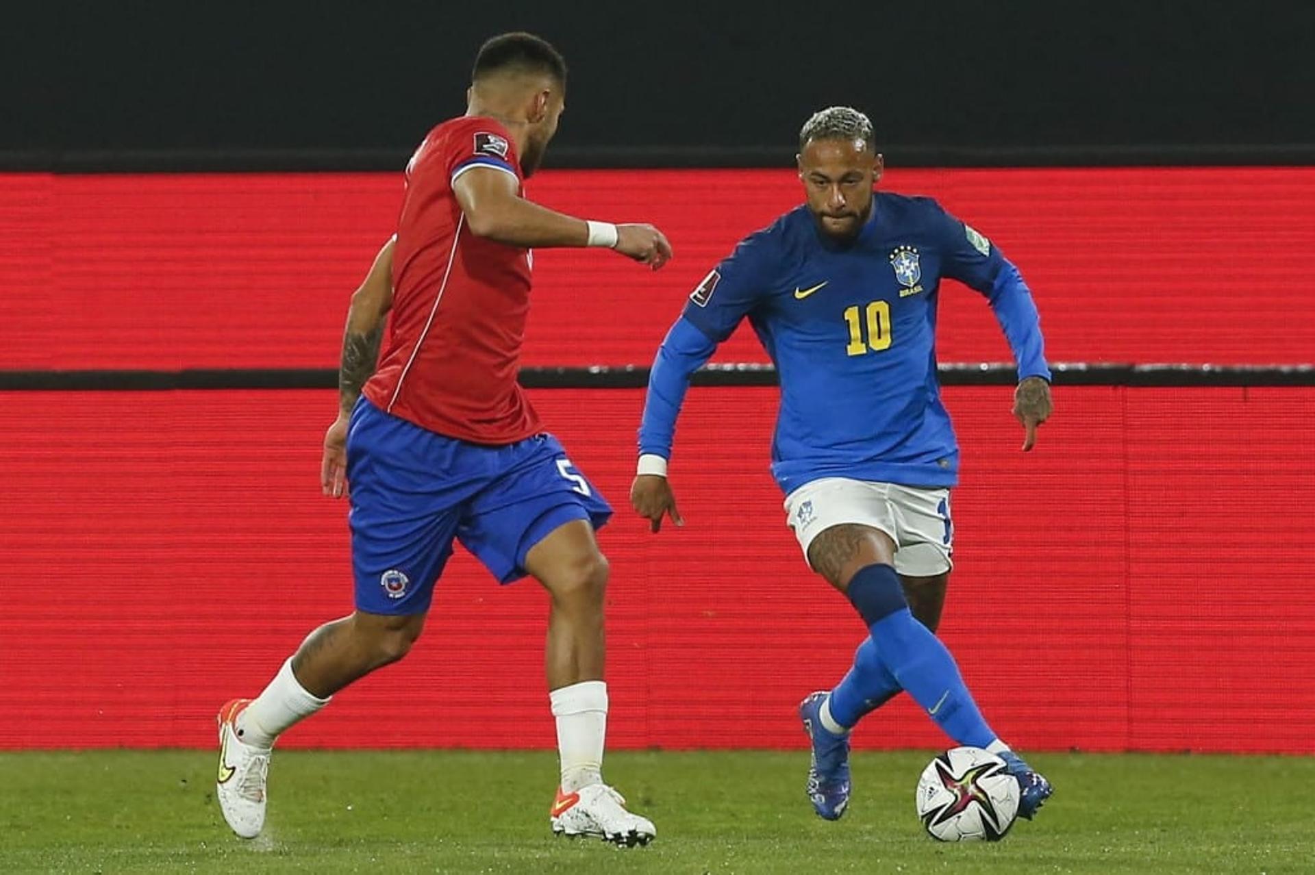 Chile x Brasil - Neymar