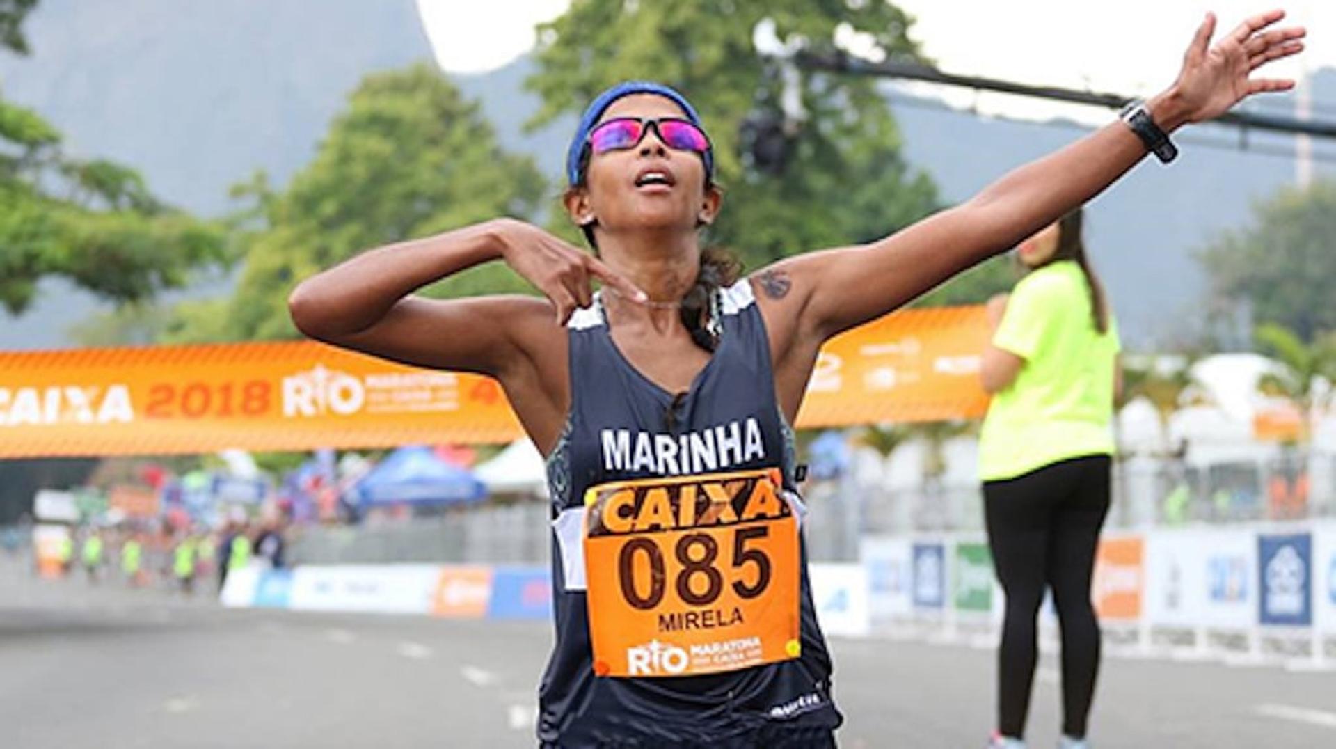 Mirela Andrade é bicampeã do Sul-Americano de Maratona ao marcar 2h39m57s, em Assunção. (Divulgação)