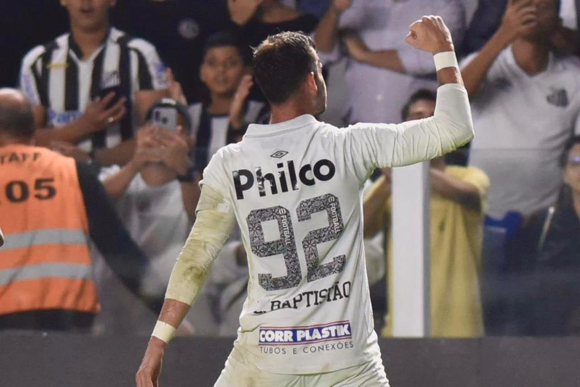 Santos x Botafogo - Léo Baptistão